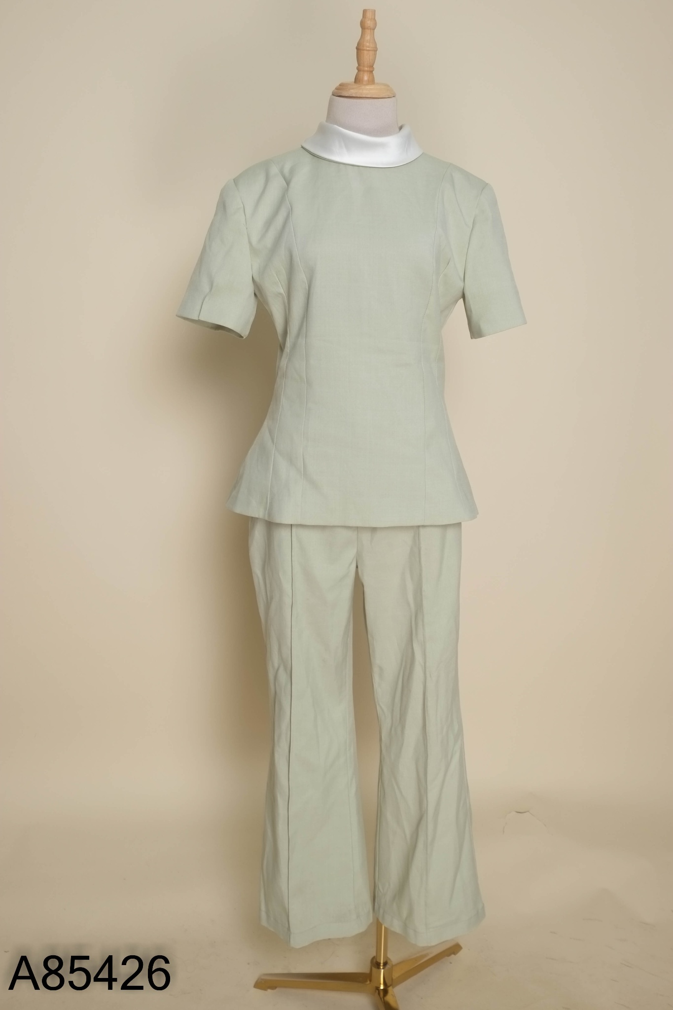 Set ME DESIGN xanh nhạt áo kiểu + quần dài