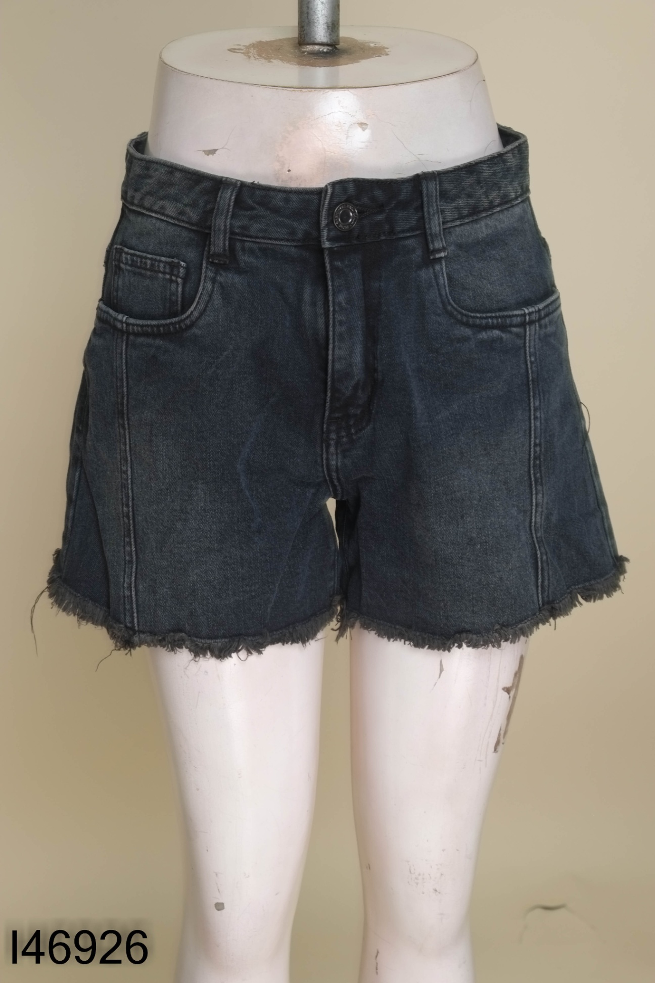 Quần shorts ELISE jeans xám