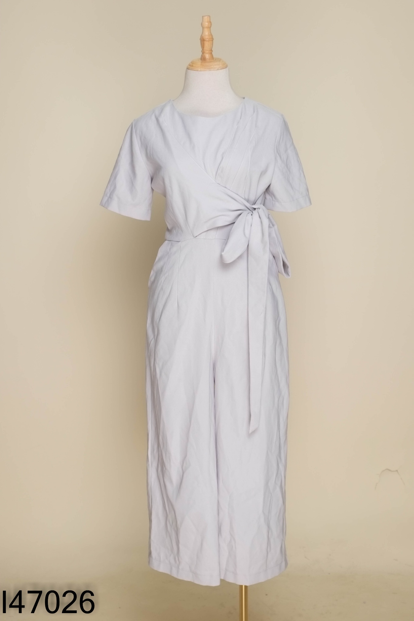 Jumpsuit xám trơn
