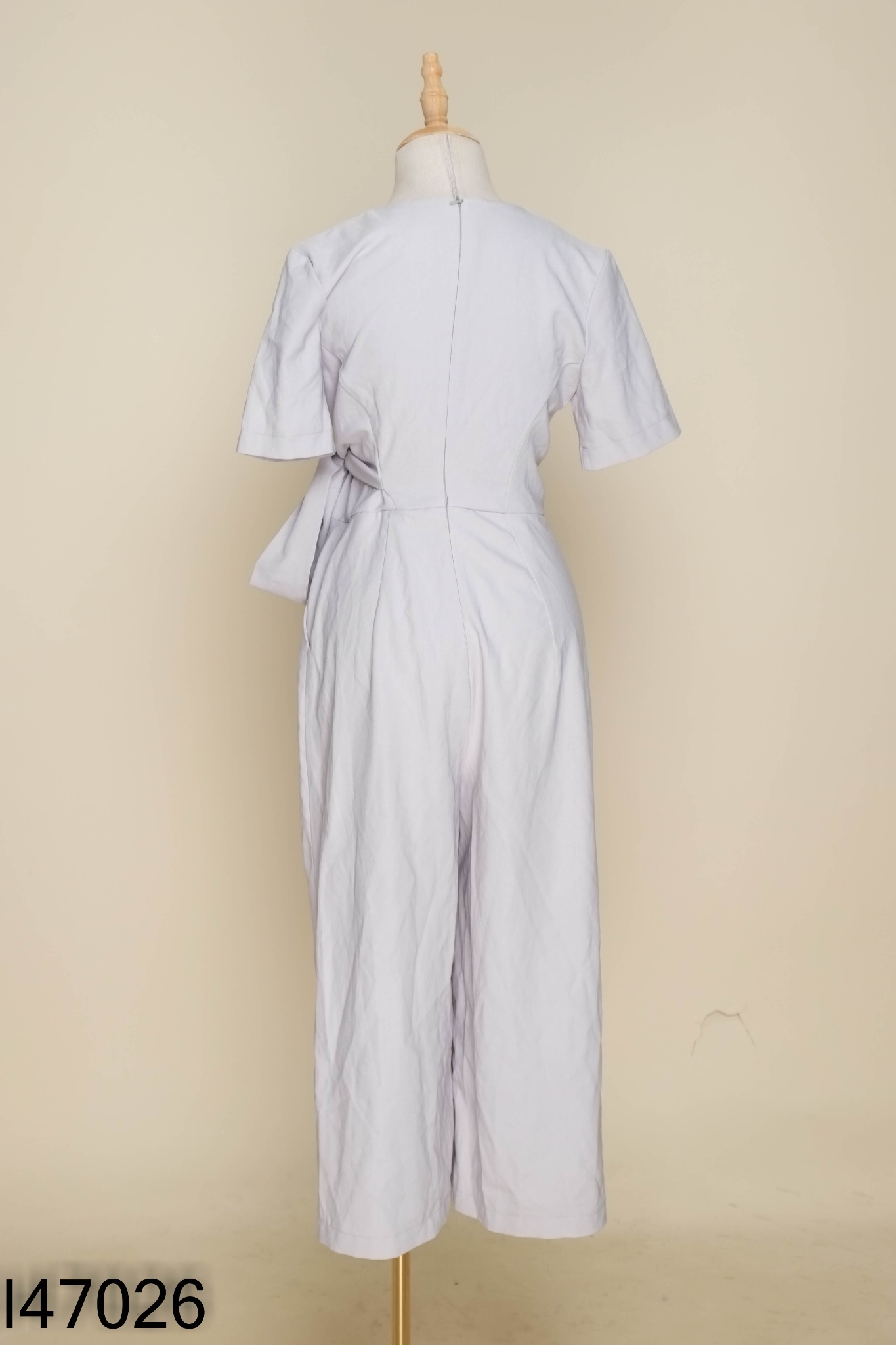 Jumpsuit xám trơn