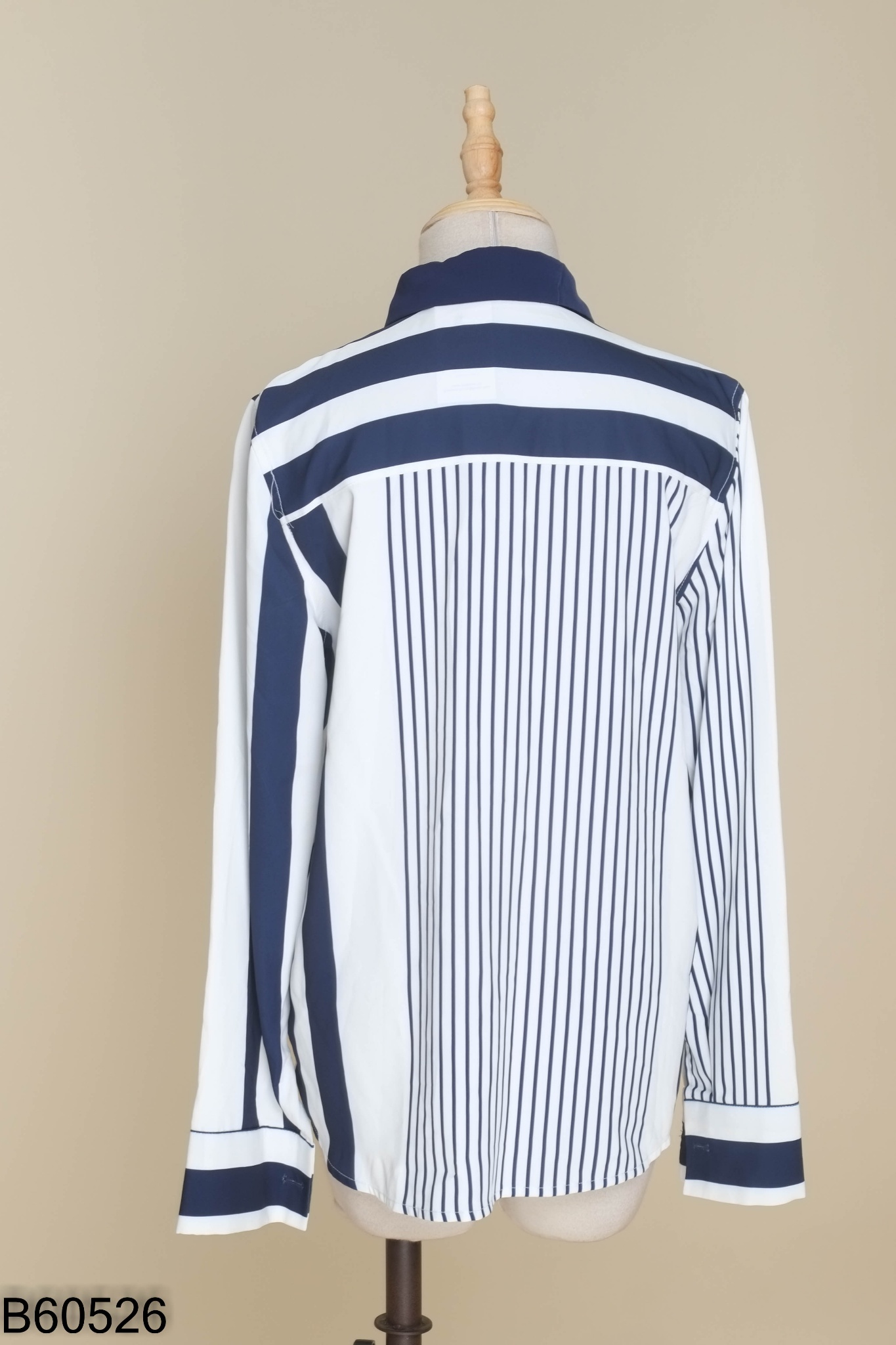 Áo sơ mi VERO MODA sọc xanh than