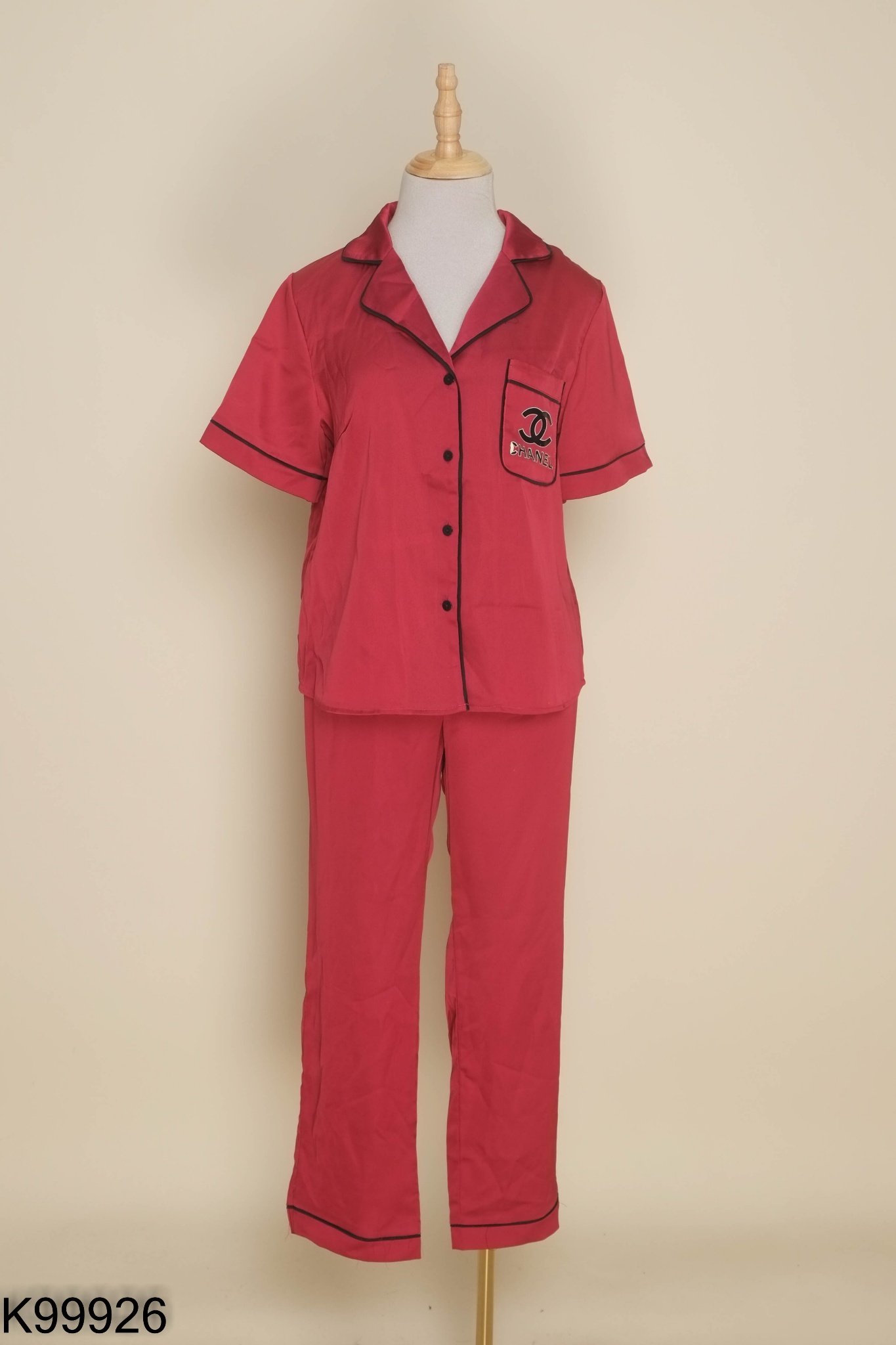 NEWTAG SET Đồ ngủ BAMBI đỏ phối đen