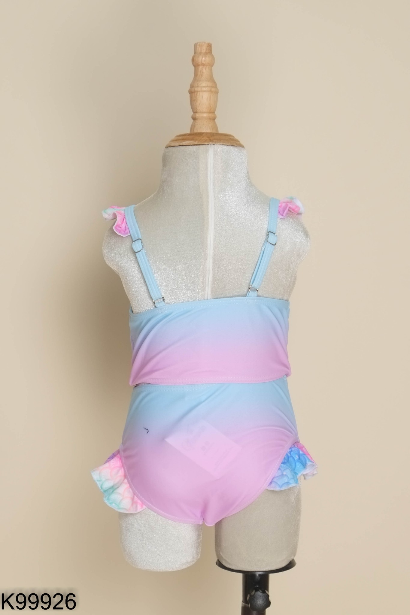 SET SHIEN Bikini hồng phối xanh KIDS