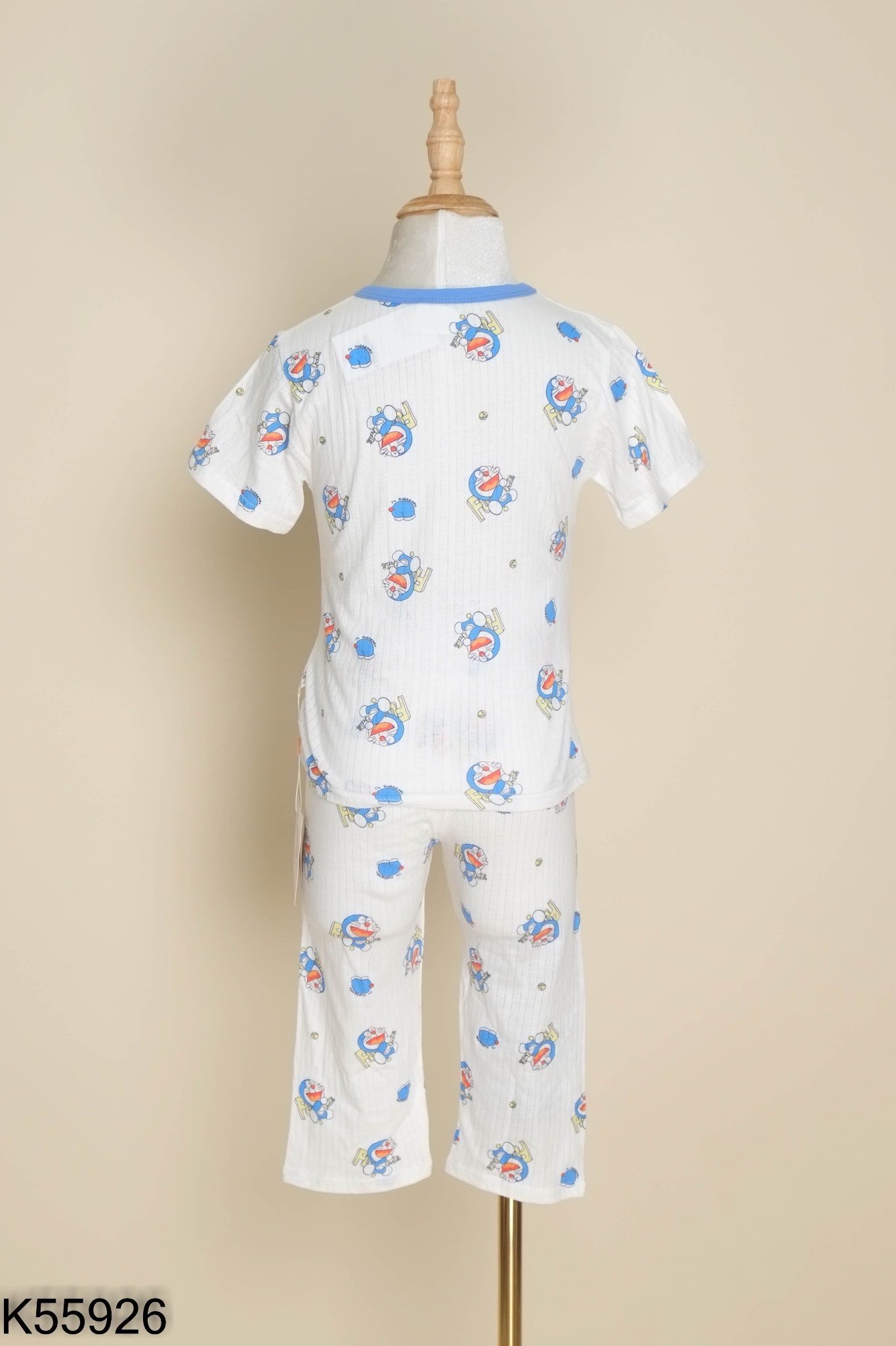 NEWTAG Set Áo trắng hinh Doremon + quần dài KIDS