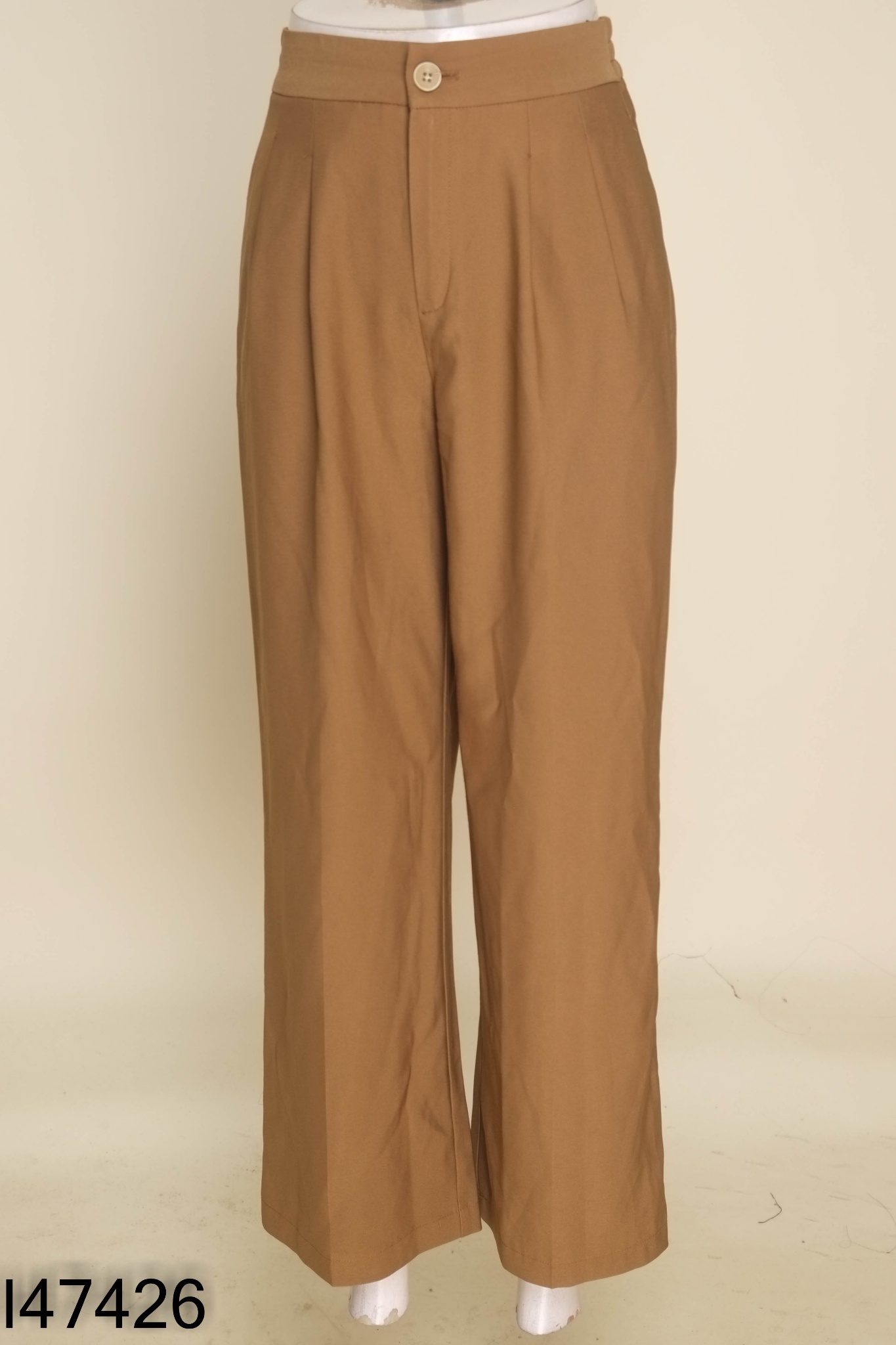 Quần VERO MODA nâu ống rộng