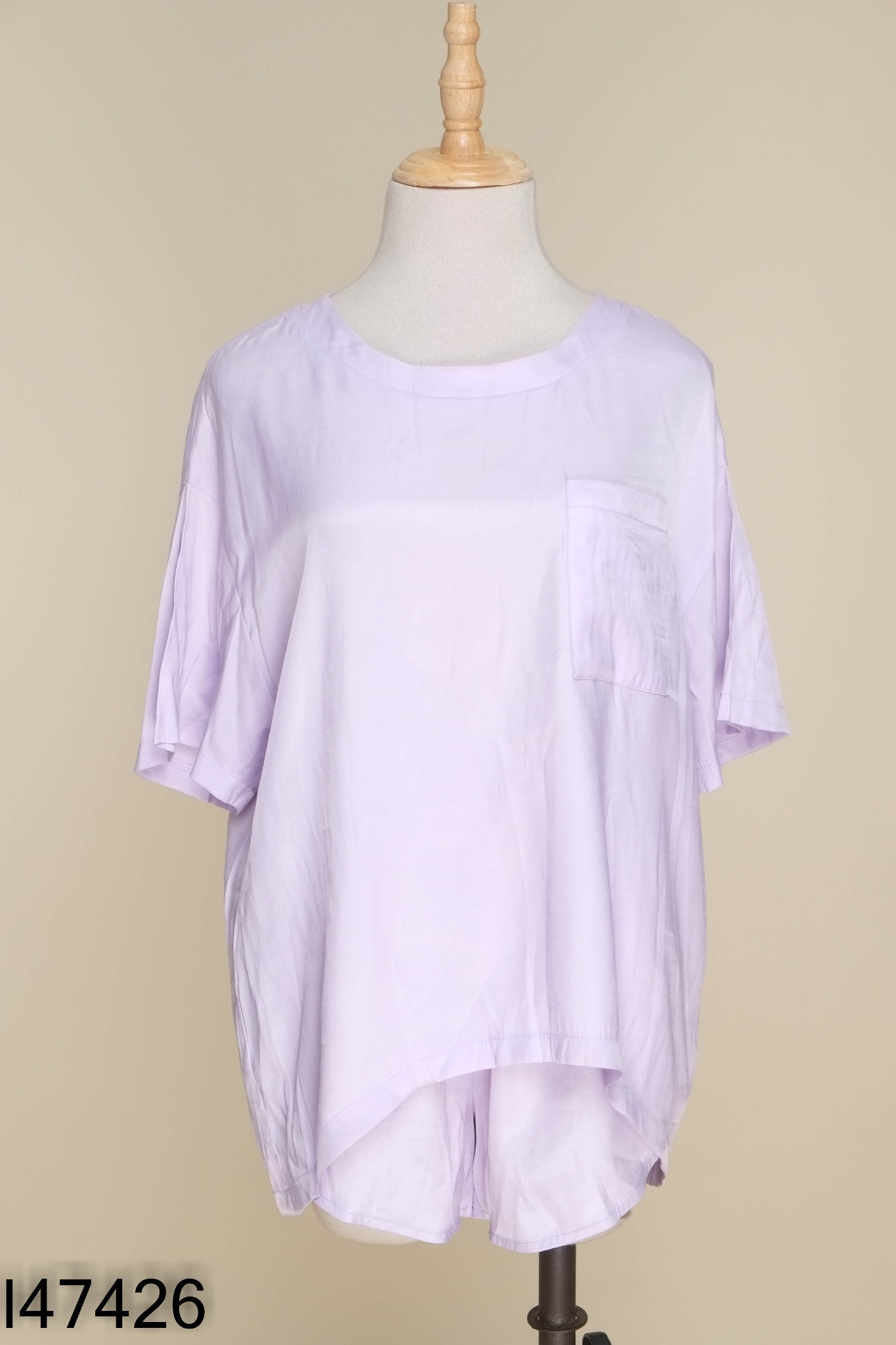 SET CHARIS Áo tím trơn + quần short