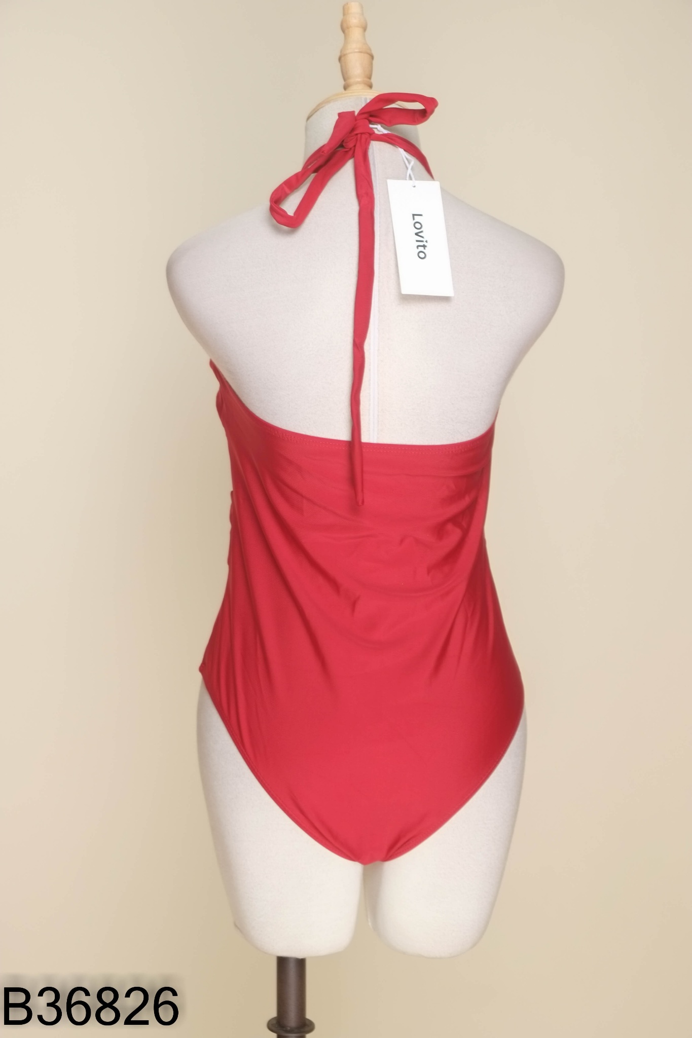 NEWTAG Bikini LOVITO đỏ phối lưới