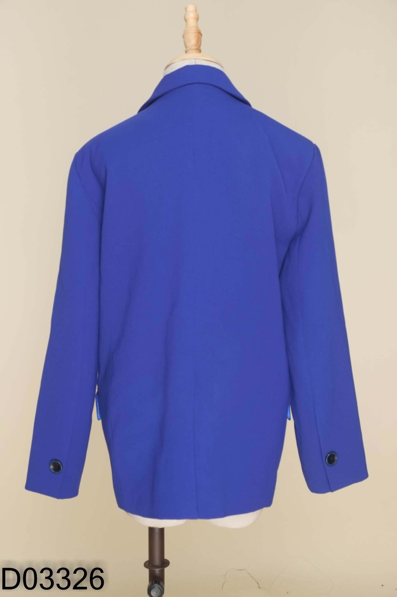 Blazer xanh coban trơn