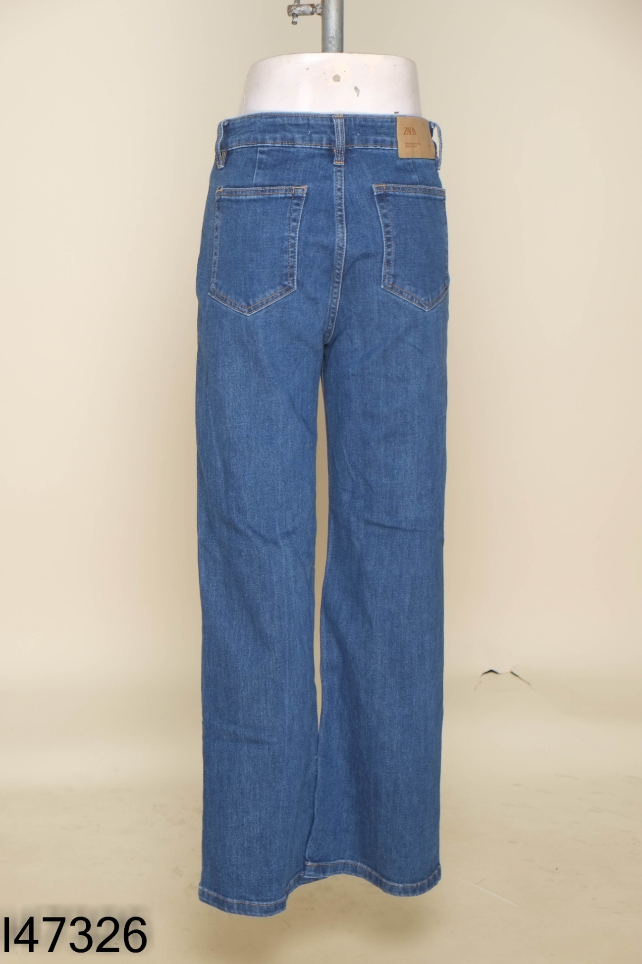Quần jeans xanh gân giữa (ZARA xuất)