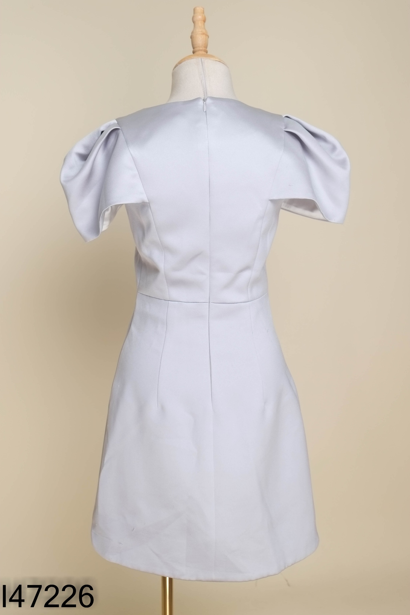 Váy satin GARDENIA BY DANGHAIYEN xanh ghi