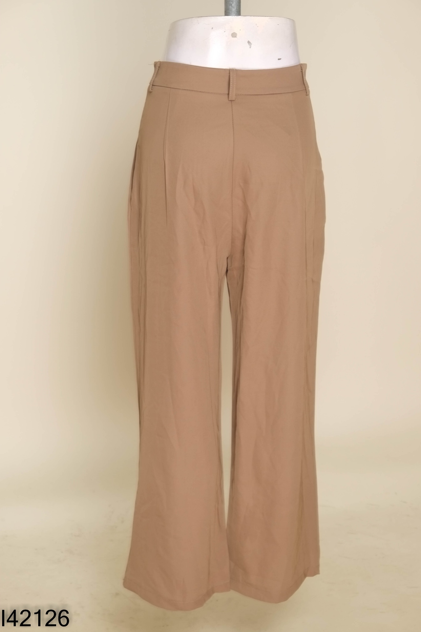 Quần culottes vải nâu