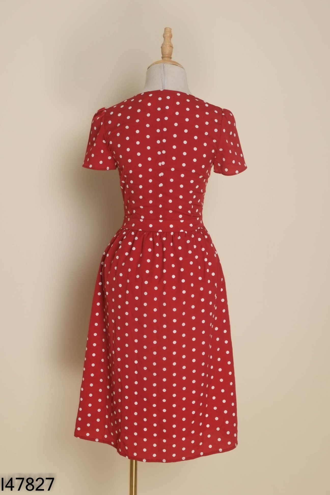 Váy đỏ ADORE DRESS chấm bi