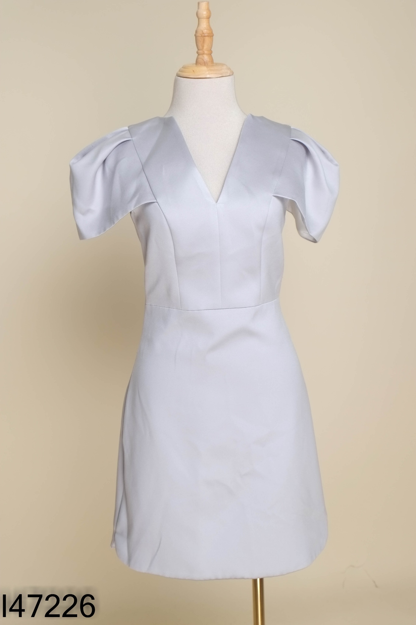Váy satin GARDENIA BY DANGHAIYEN xanh ghi