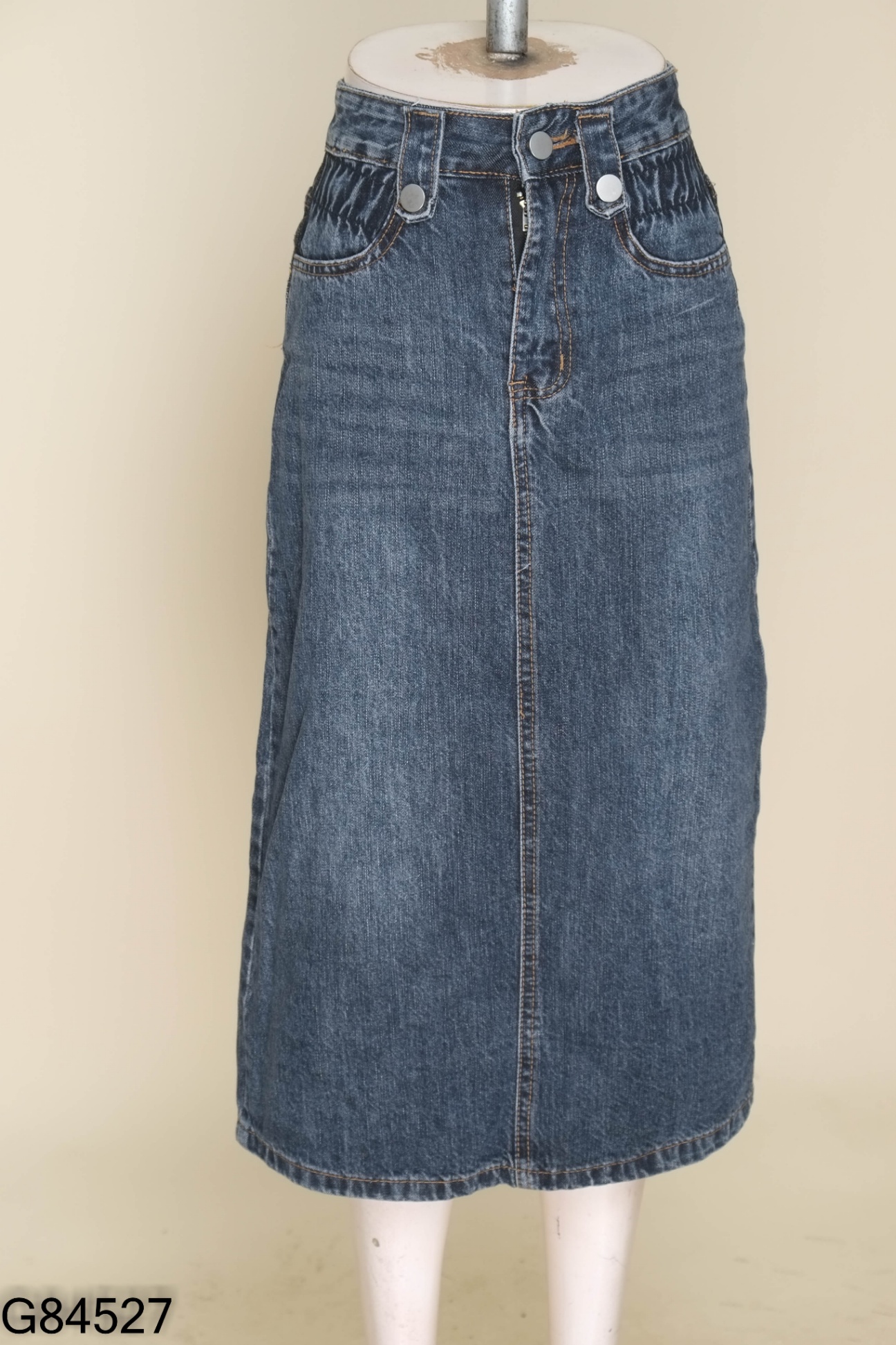 Chân váy jeans xanh