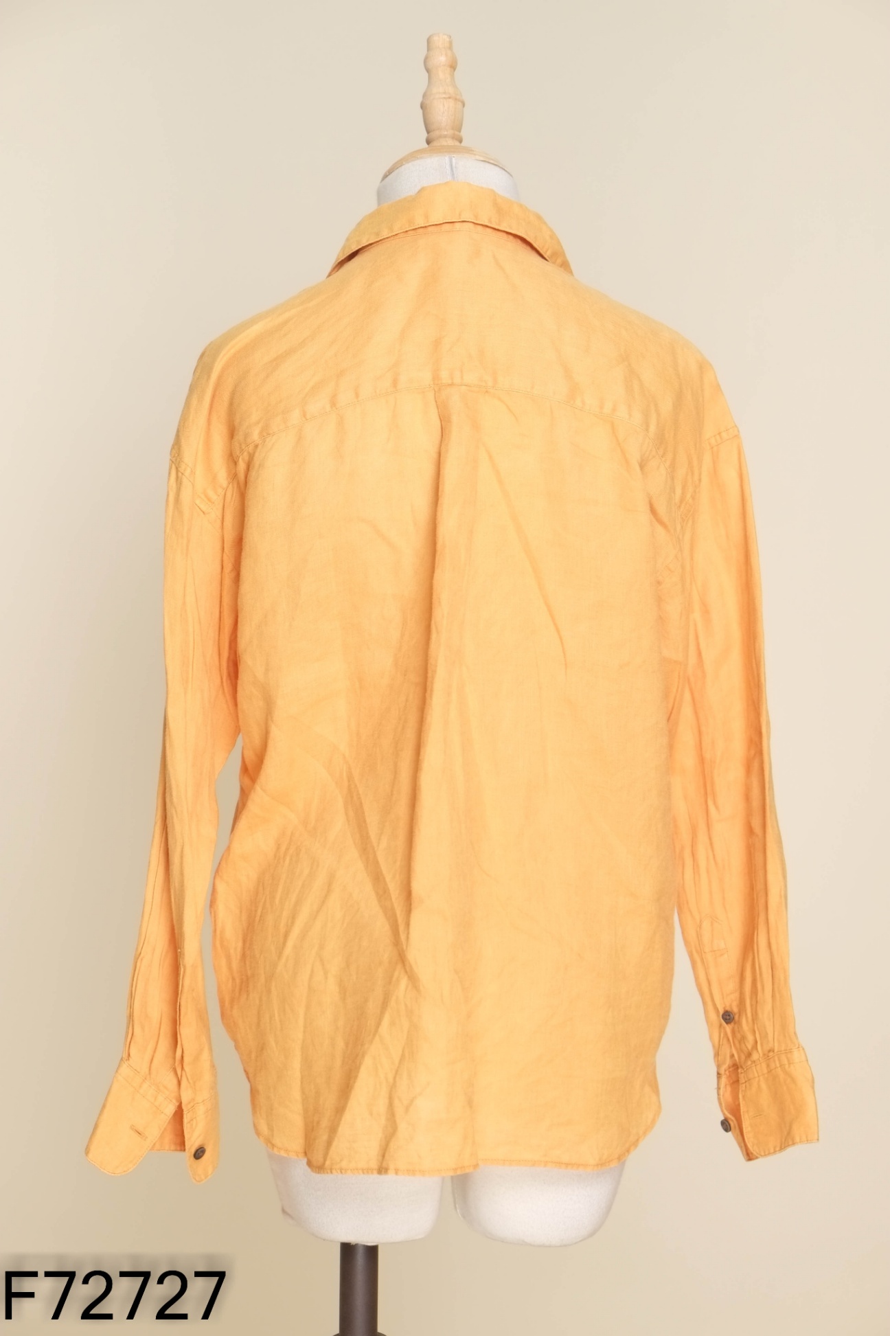Áo sơ mi UNIQLO linen nâu