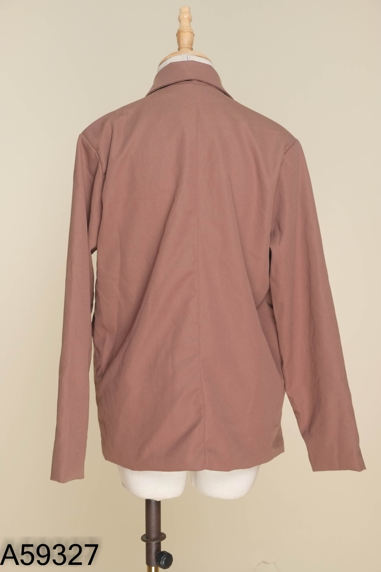 Blazer nâu trơn