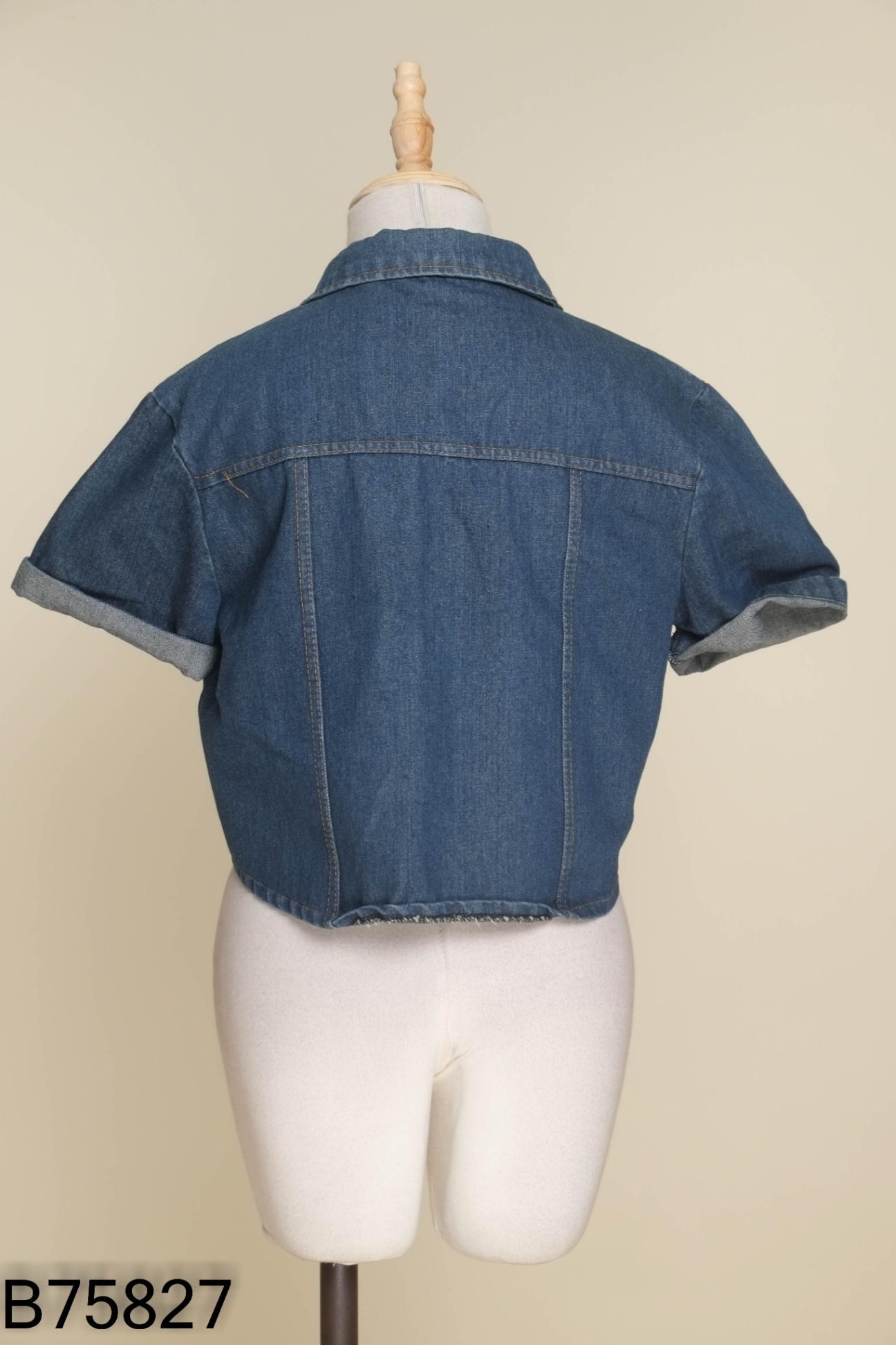 Áo sơ mi jeans xanh