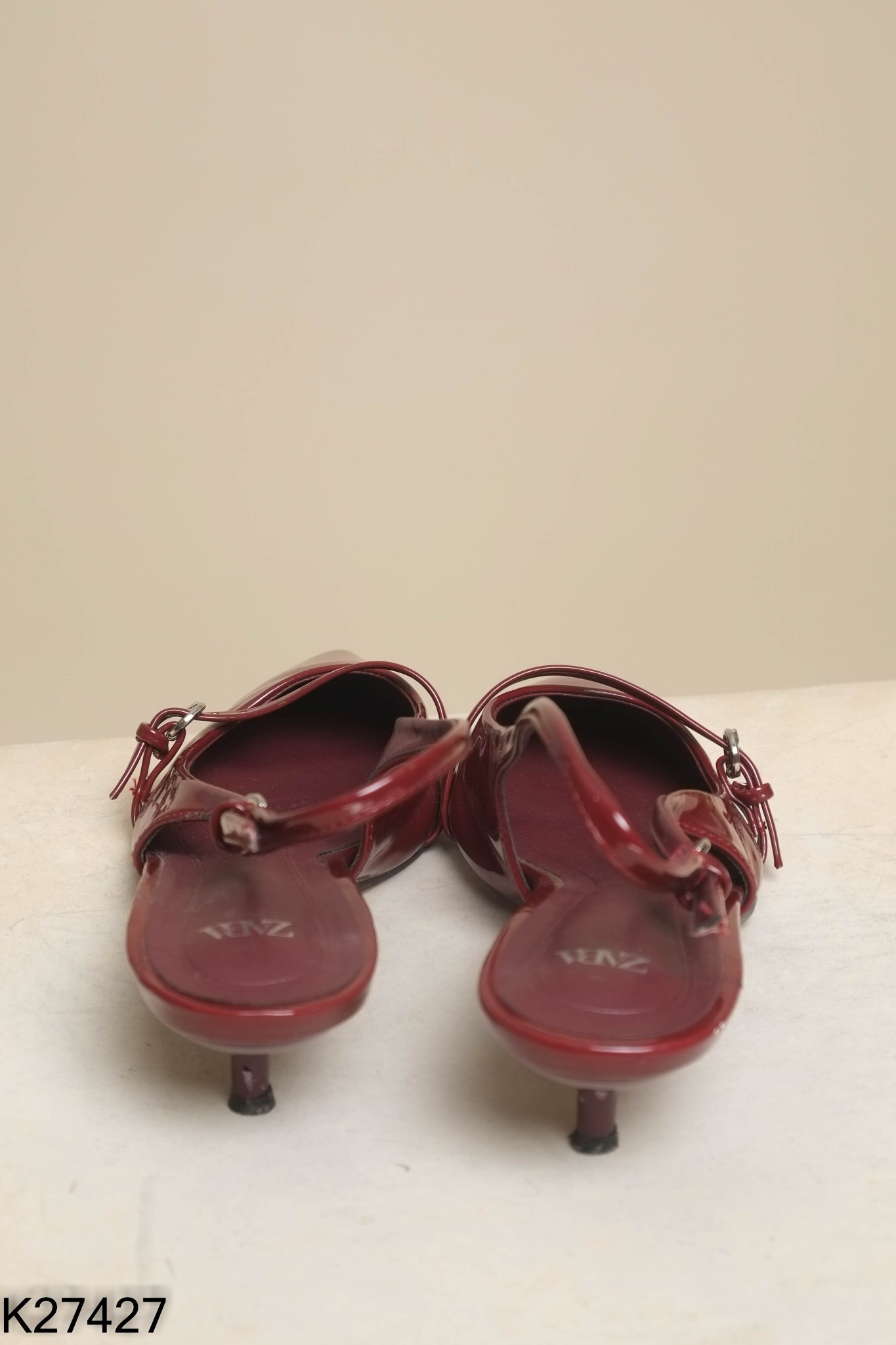 FULLBOX Sandals ZARA đỏ mũi nhọn