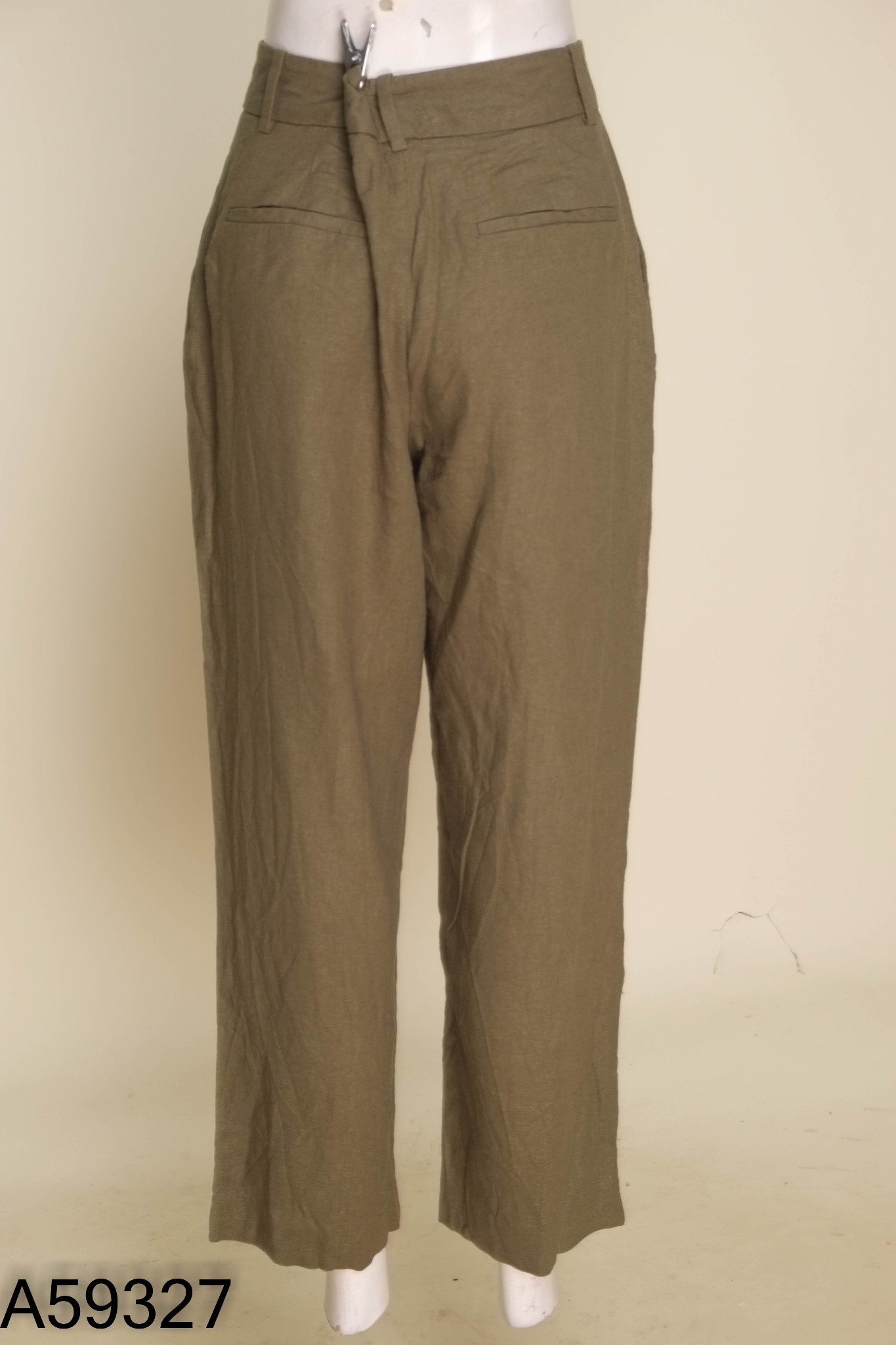 Quần ZARA linen xanh