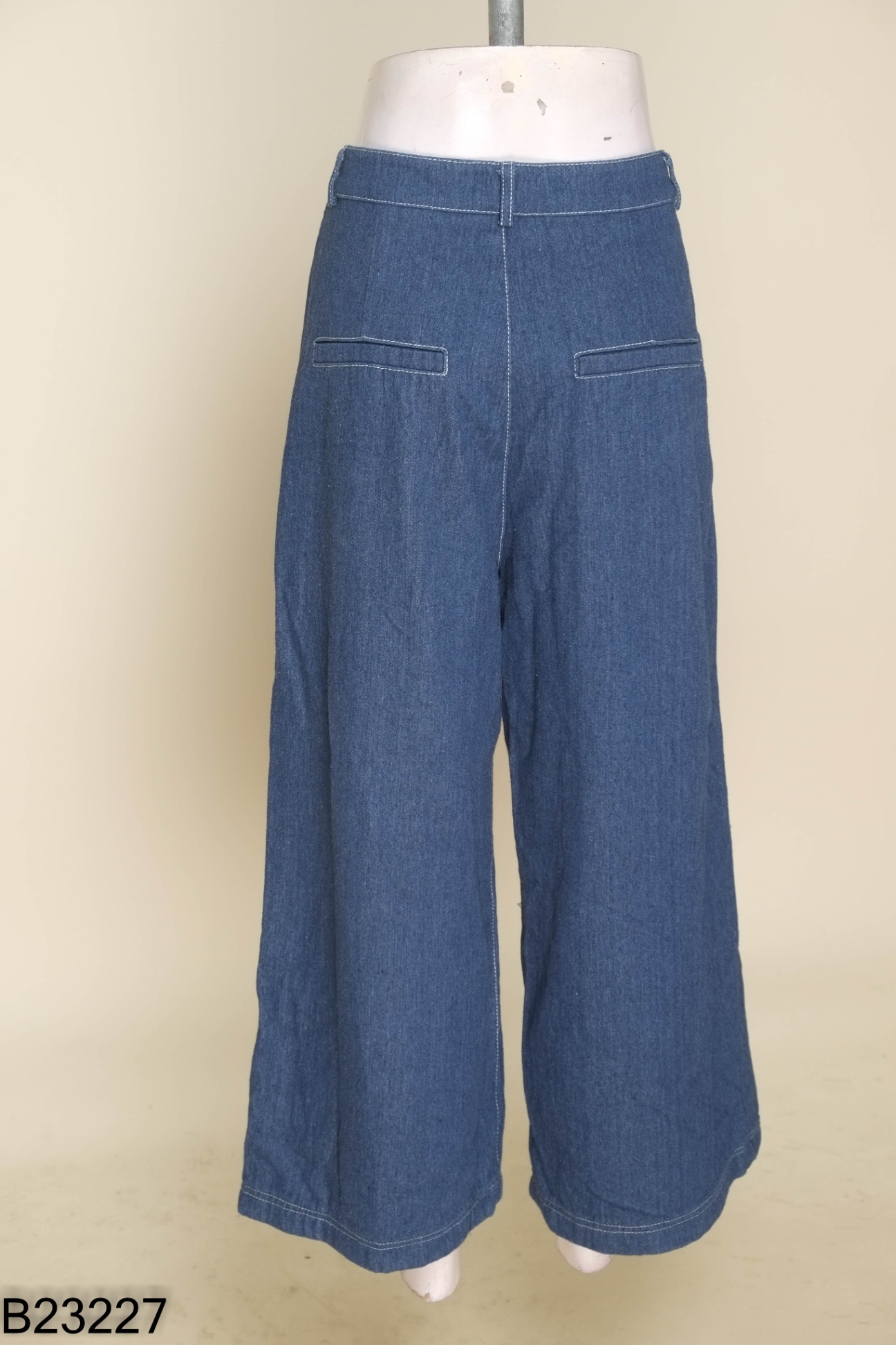 Quần SIBLING HOUSE jeans xanh ống rộng