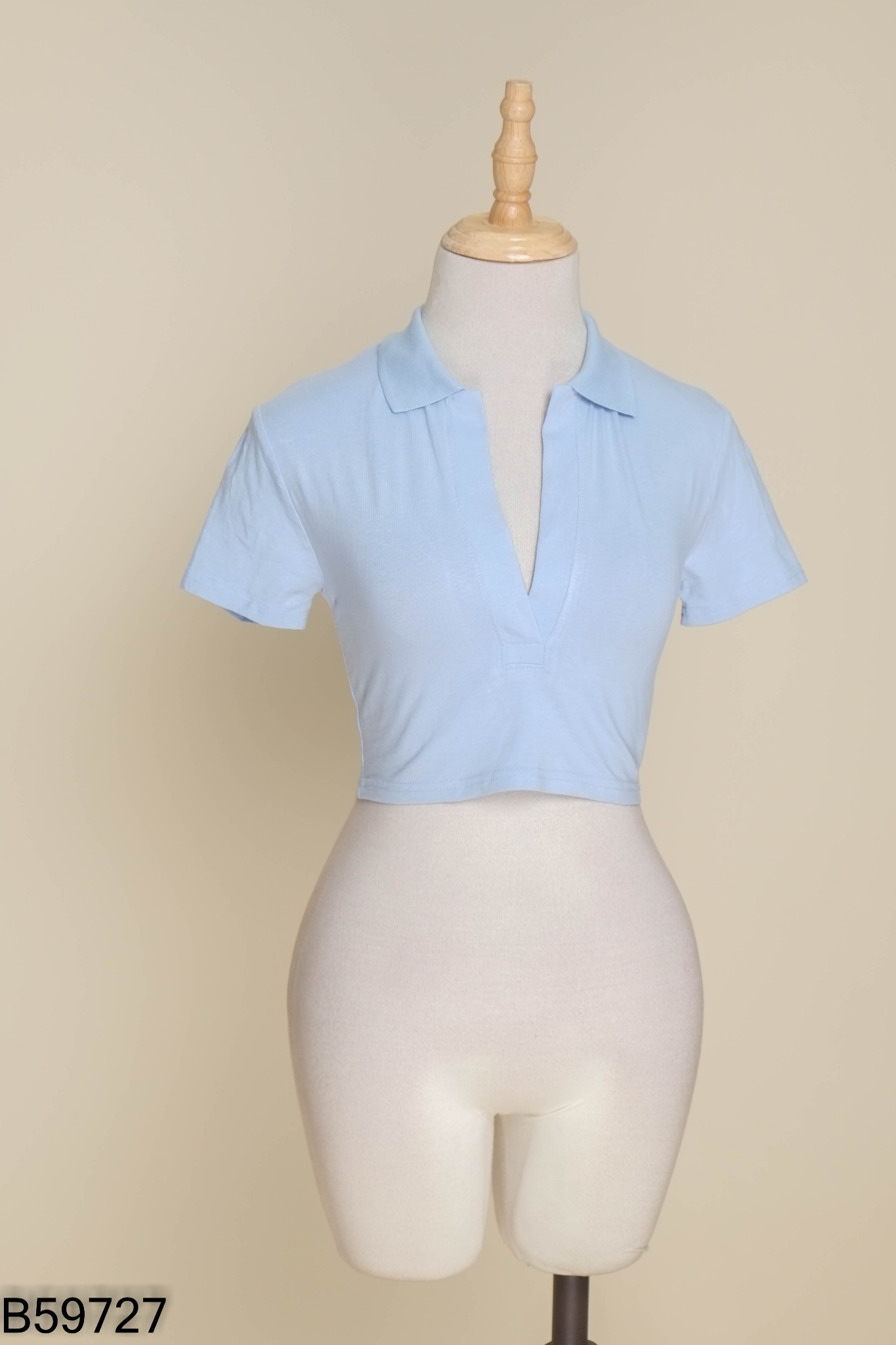 Áo HM xanh cổ polo