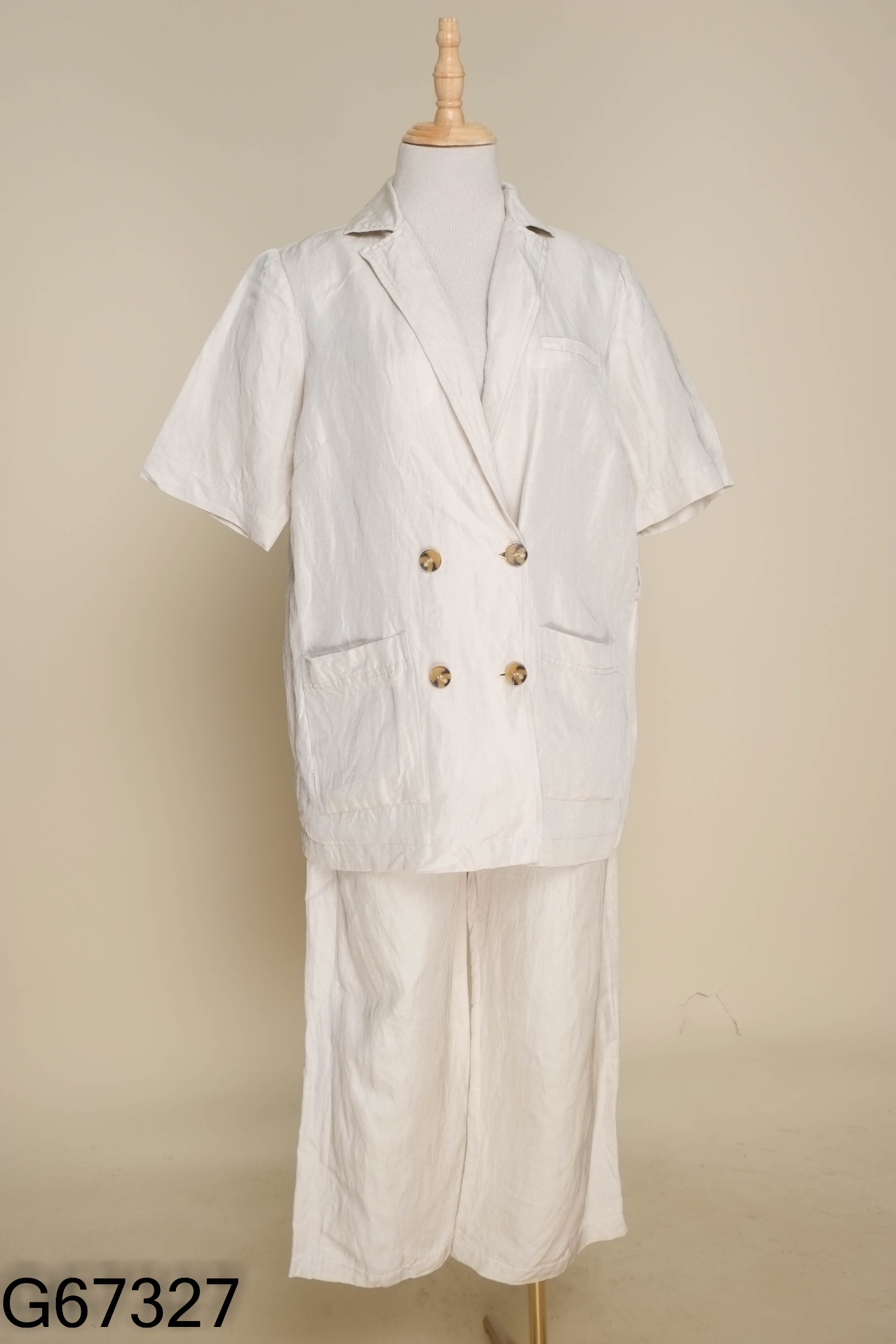 SET Blazer THAO TRAN LE be trơn + quần dài