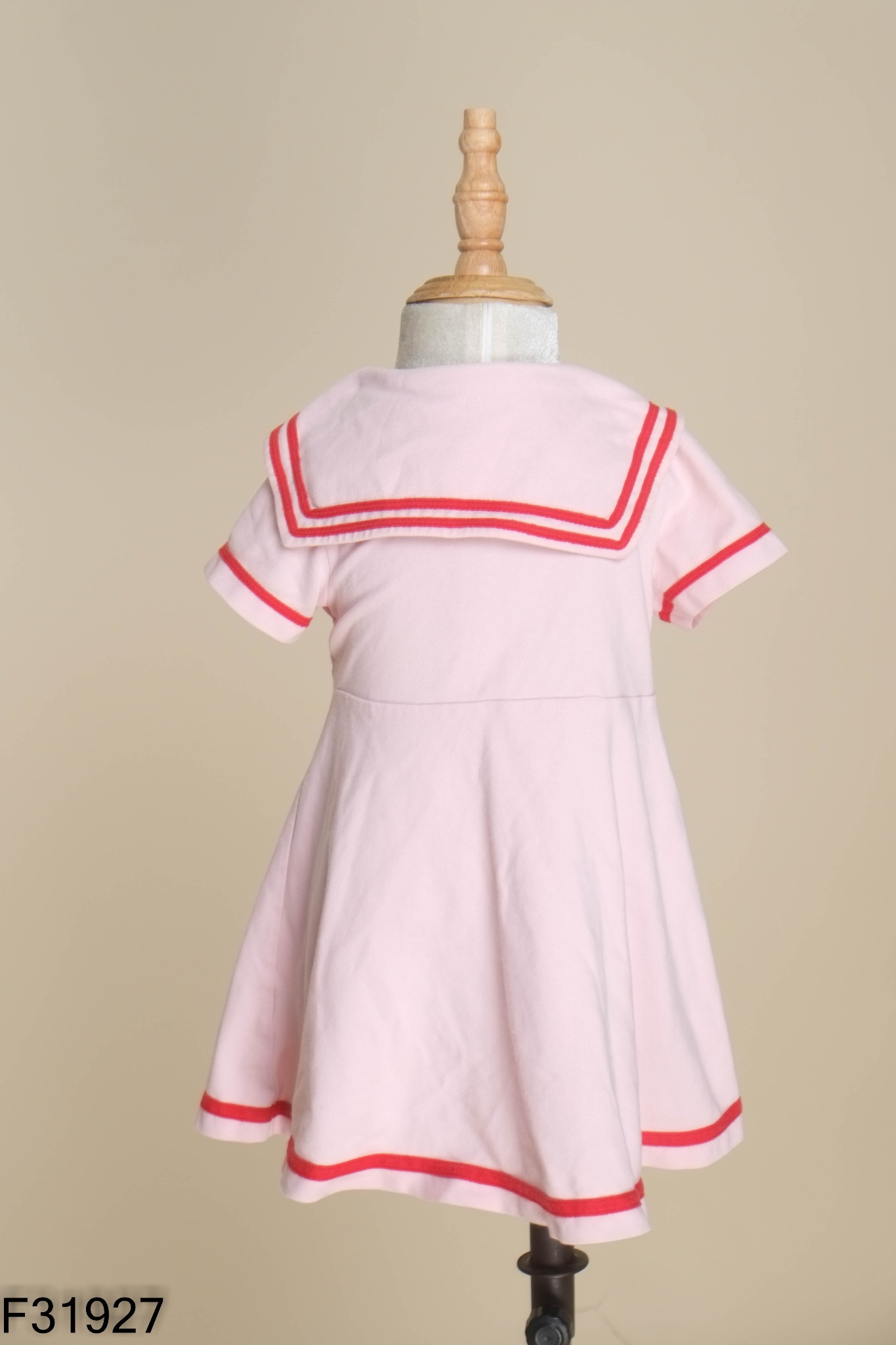 Váy hồng nơ cổ vạt KIDS