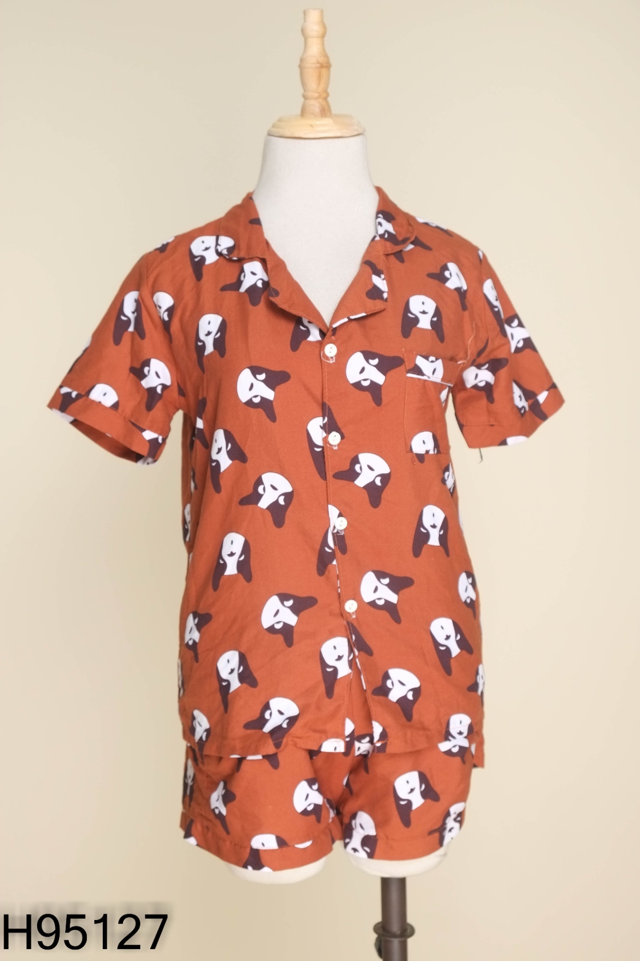 SET Pijama nâu áo + quần short