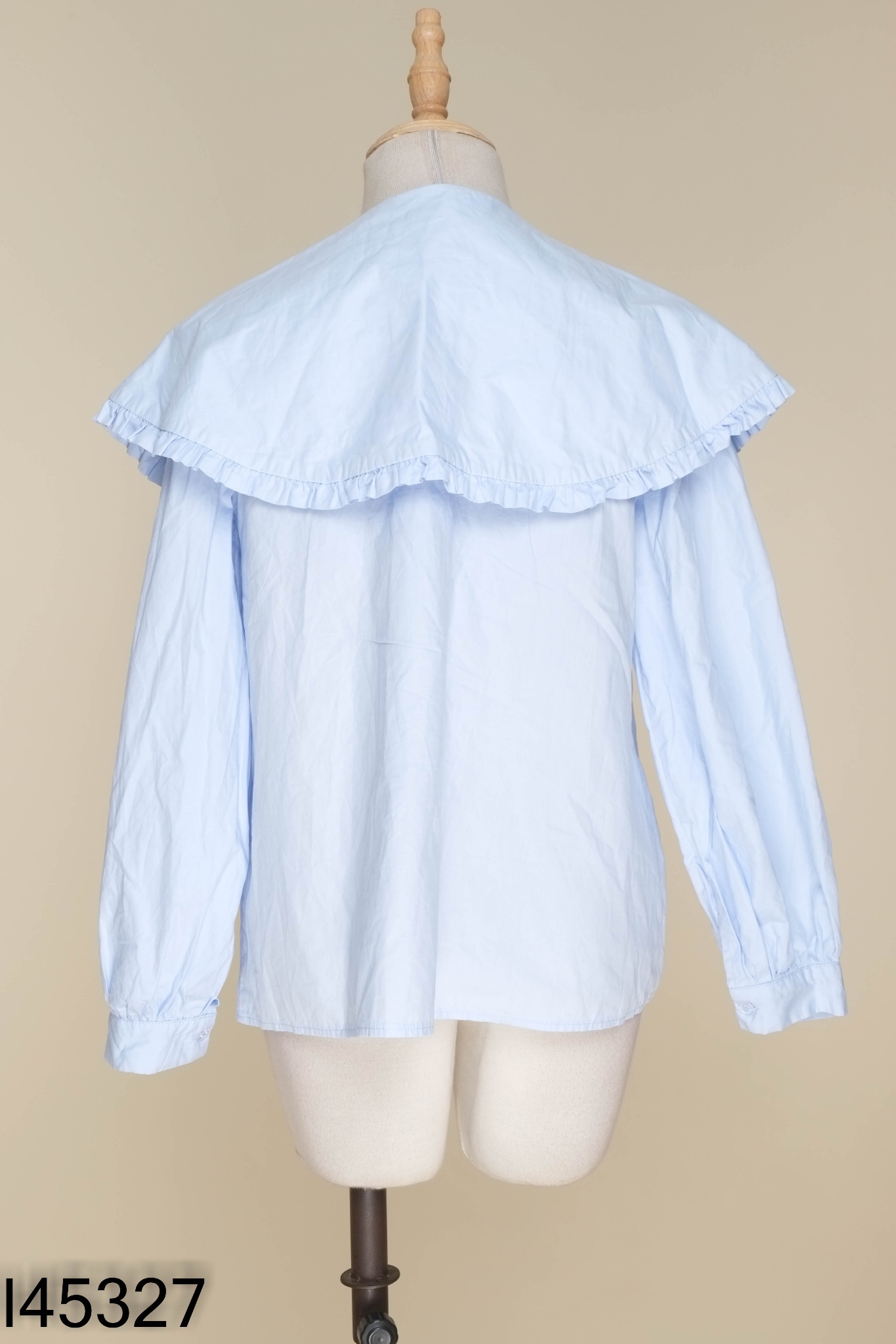 Áo xanh MÉO cổ sen