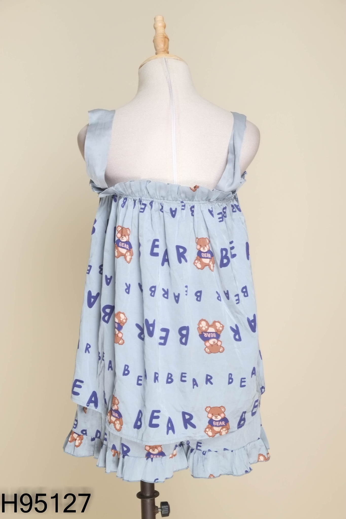 Set Pijama xanh gấu
