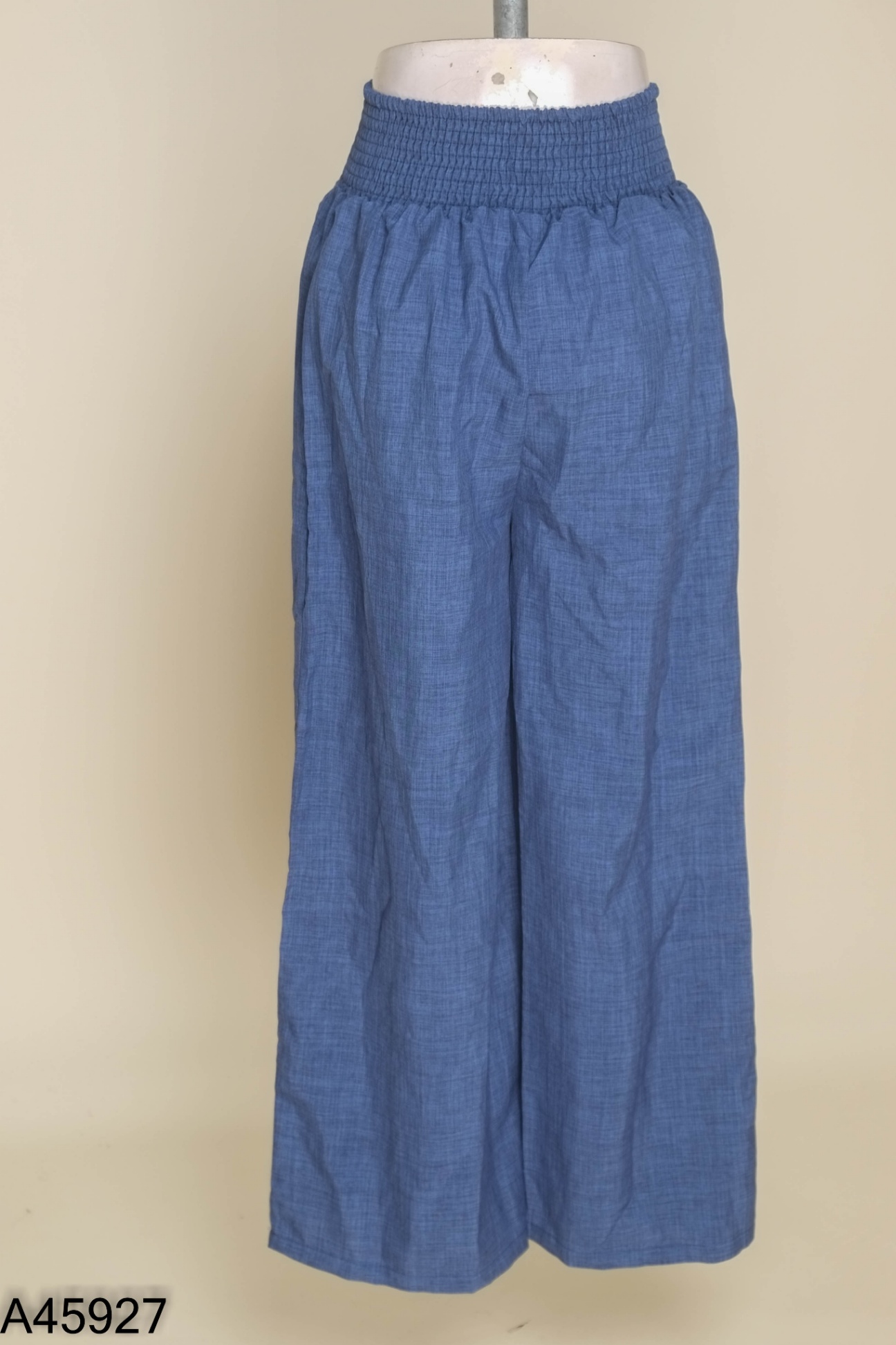 Quần SHEIN culottes xanh than chun