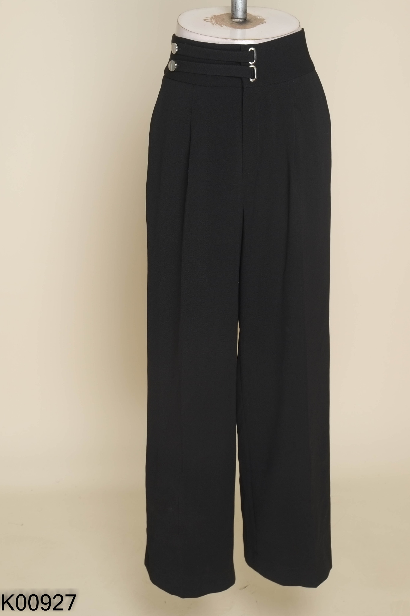 Quần C'CHAT culottes vải đen