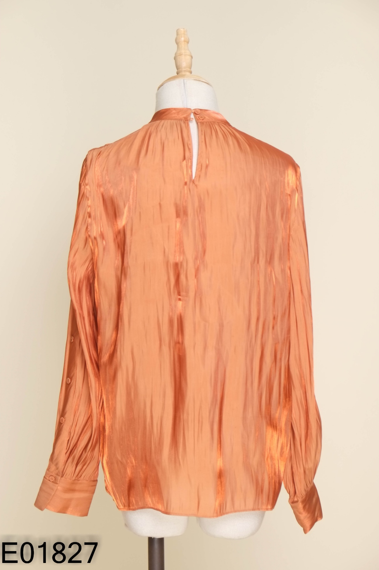 Áo ONLY organza nâu