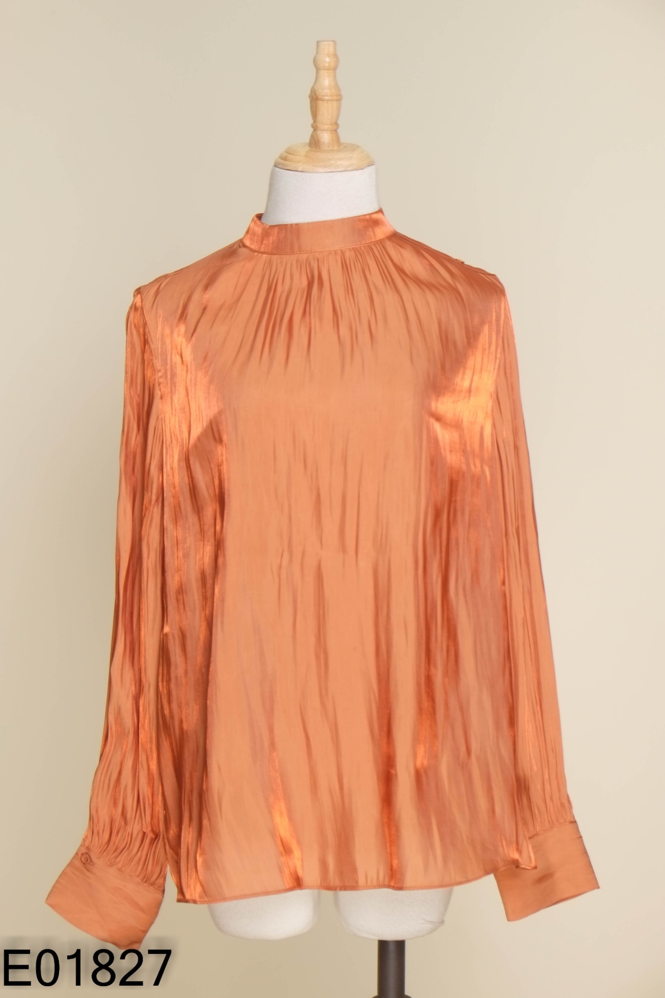 Áo ONLY organza nâu