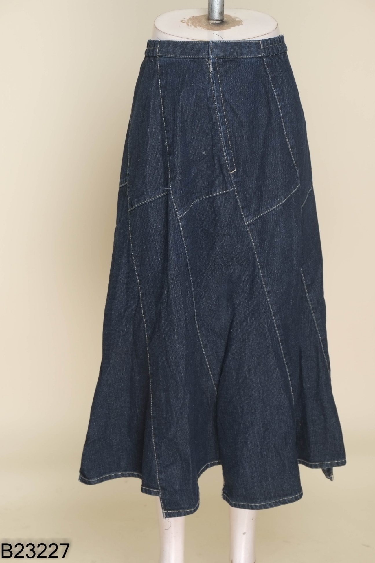 Chân váy jeans xanh