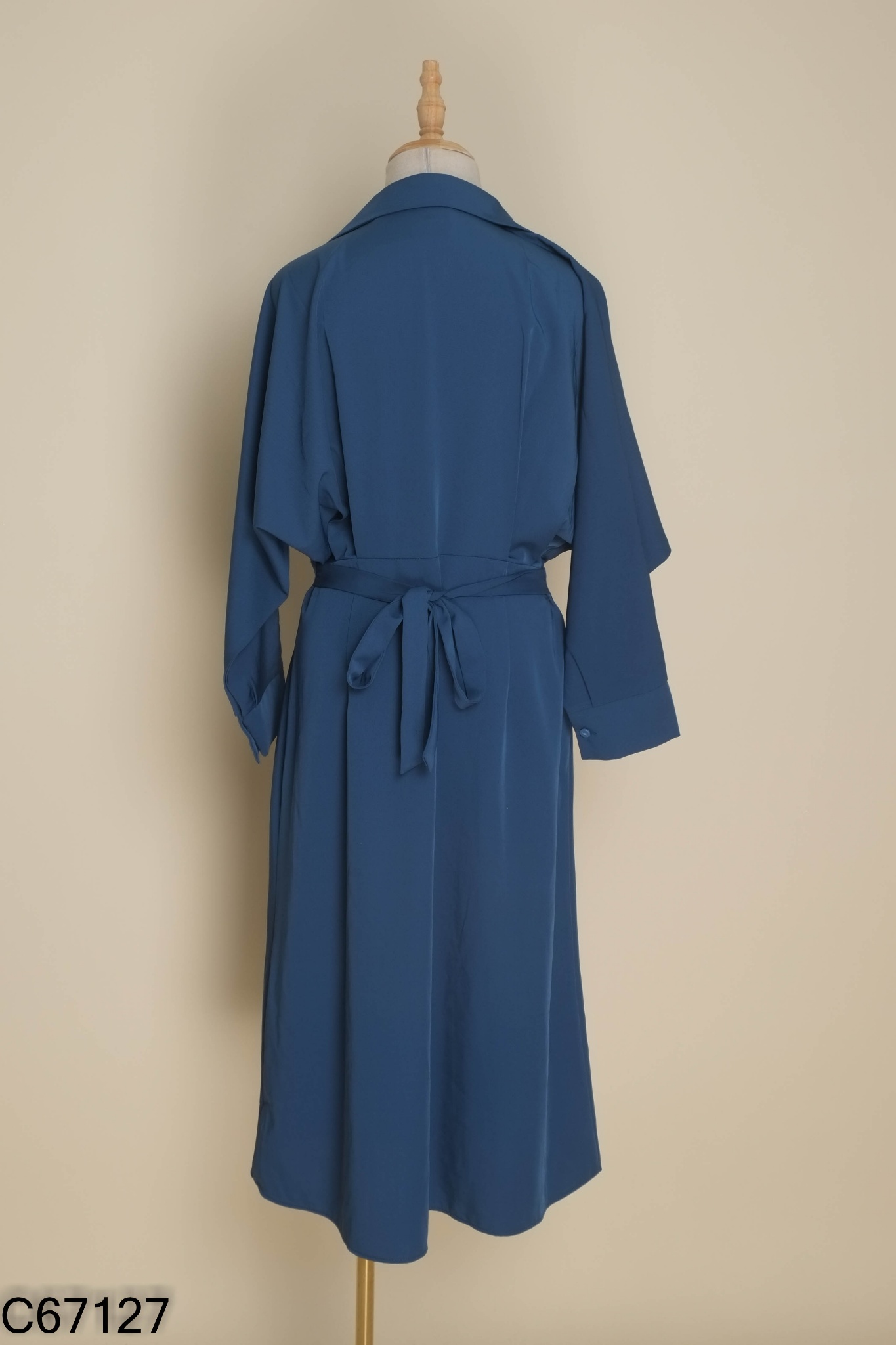 Váy PHUONG PHAN Design xanh cài khuy
