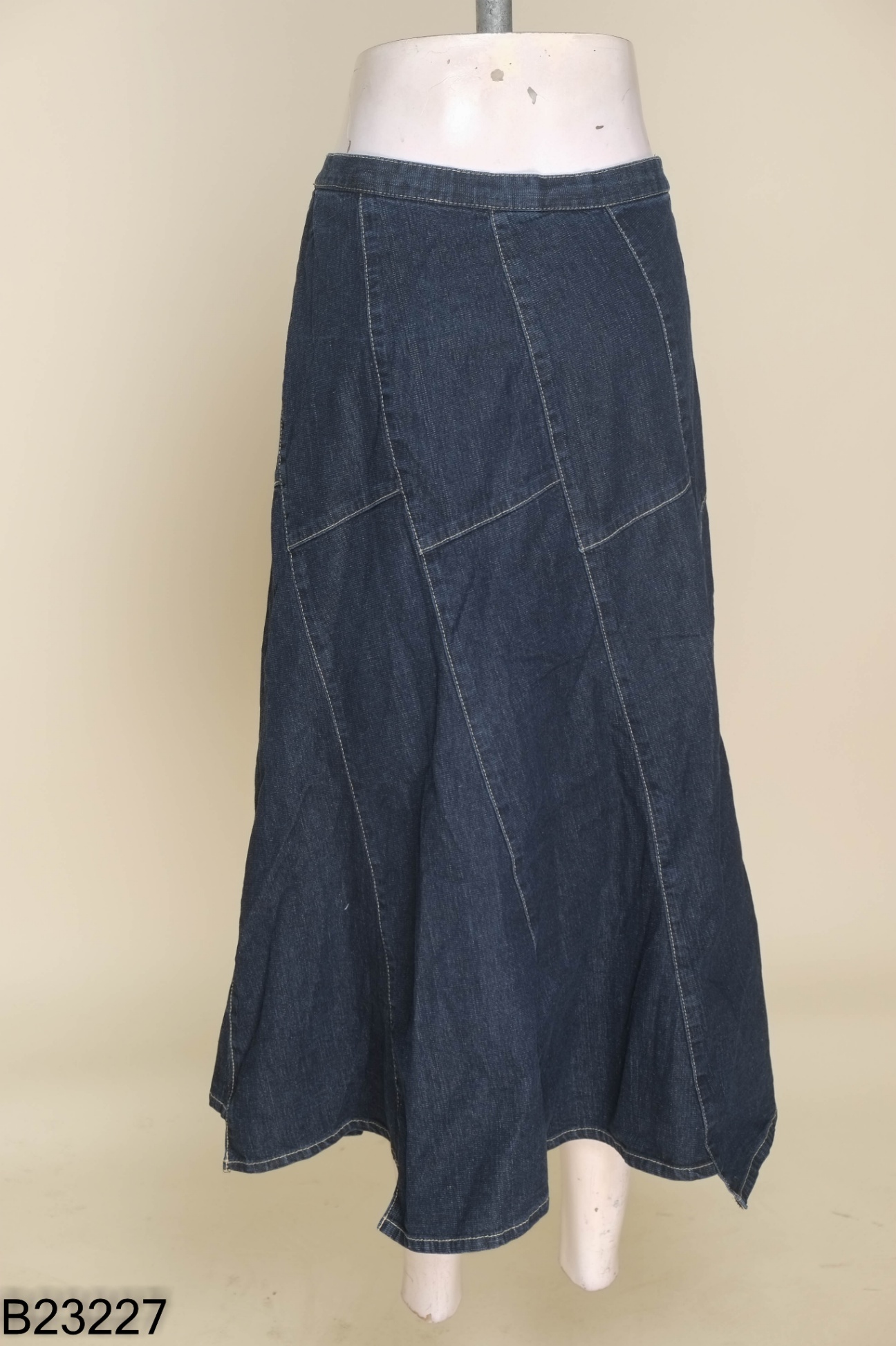 Chân váy jeans xanh