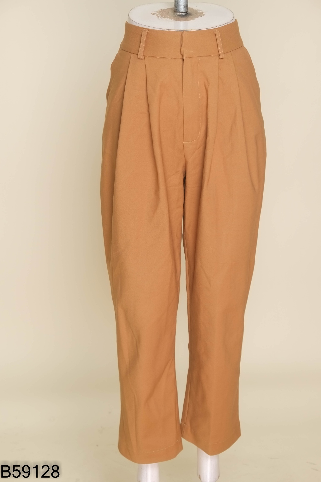 NEWTAG Quần nâu TIT ELEGANT ly eo
