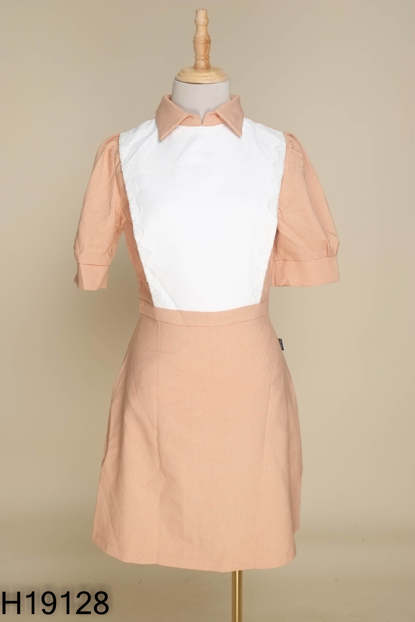 Váy TWENTYFIVE cam phối trắng