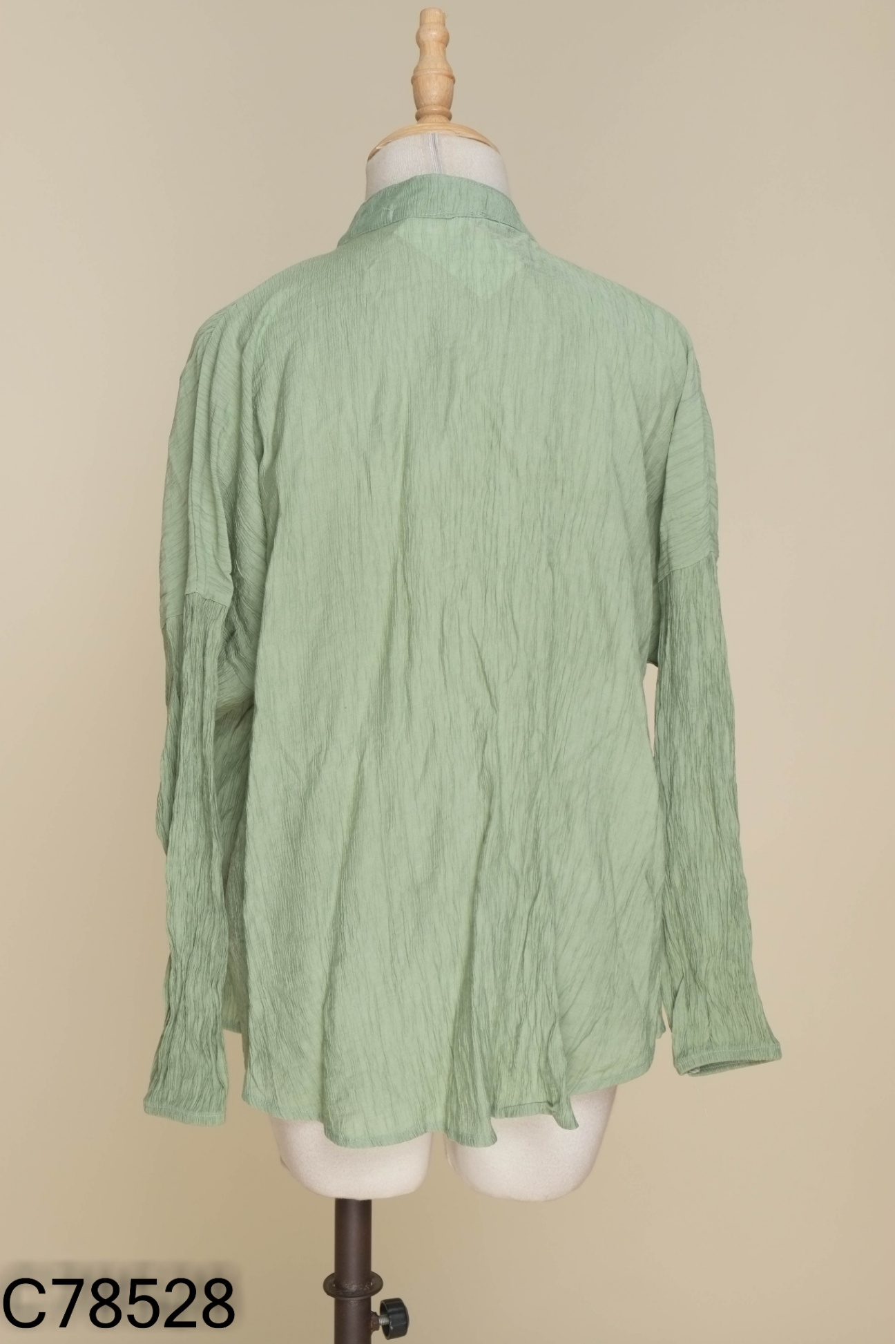 Áo 92WEAR xanh nhăn