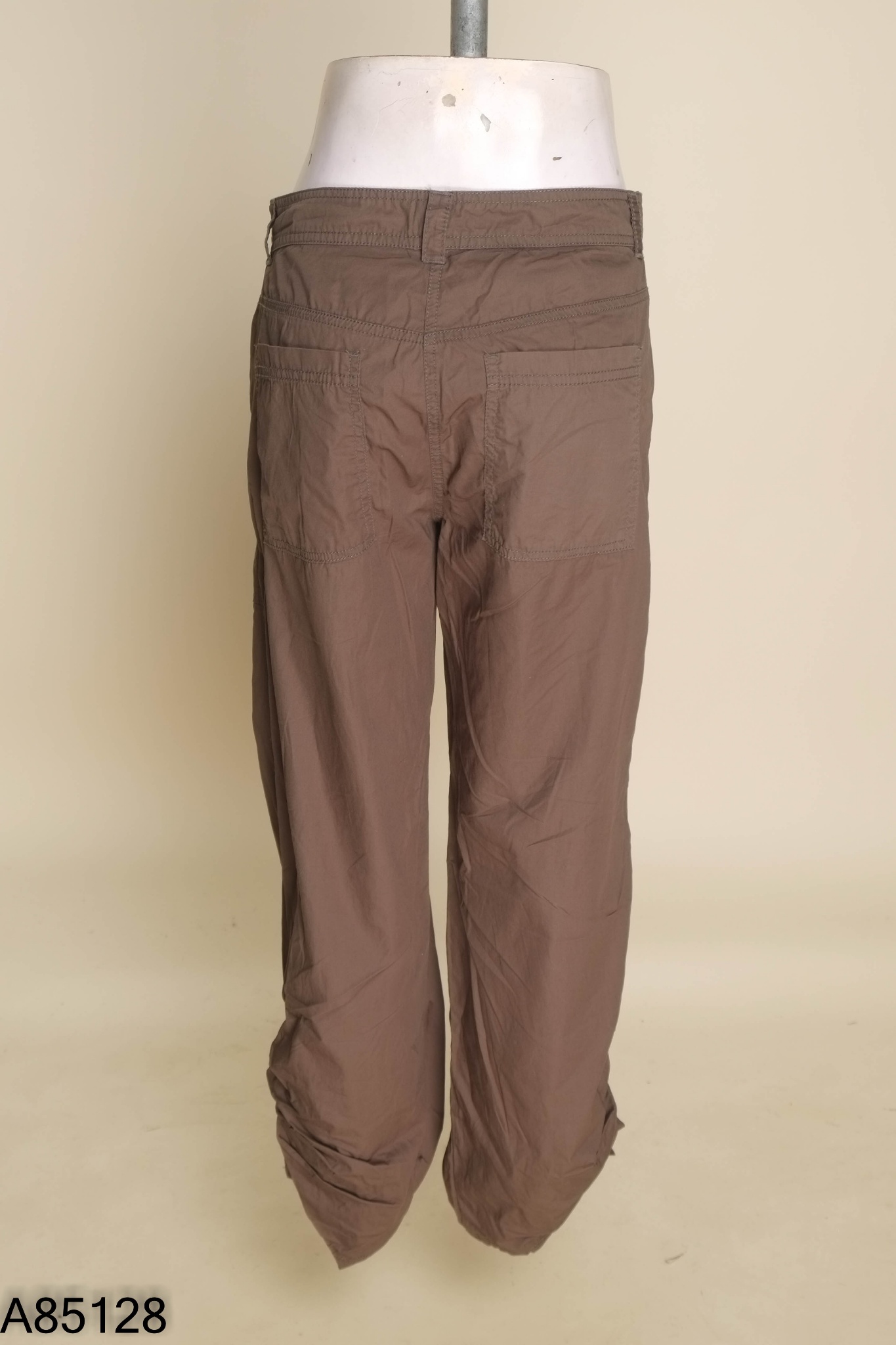 Quần CROPP xanh rêu rút gấu