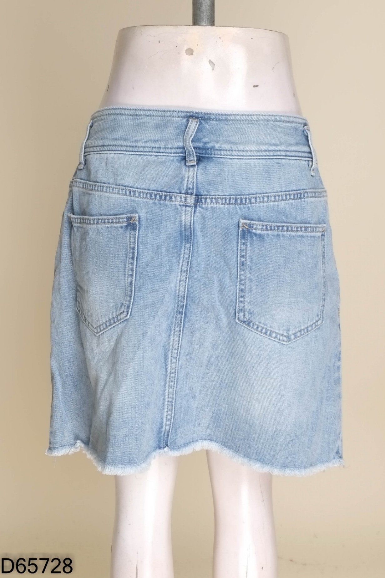 Chân váy jeans SEMIR xanh rách