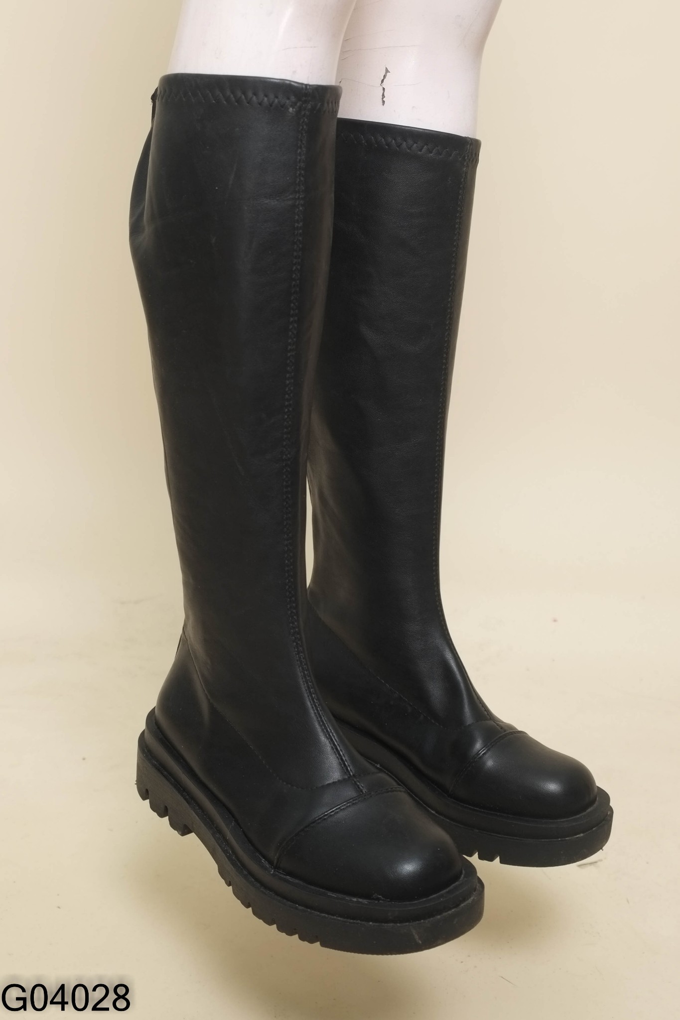 Boots da đen cổ cao