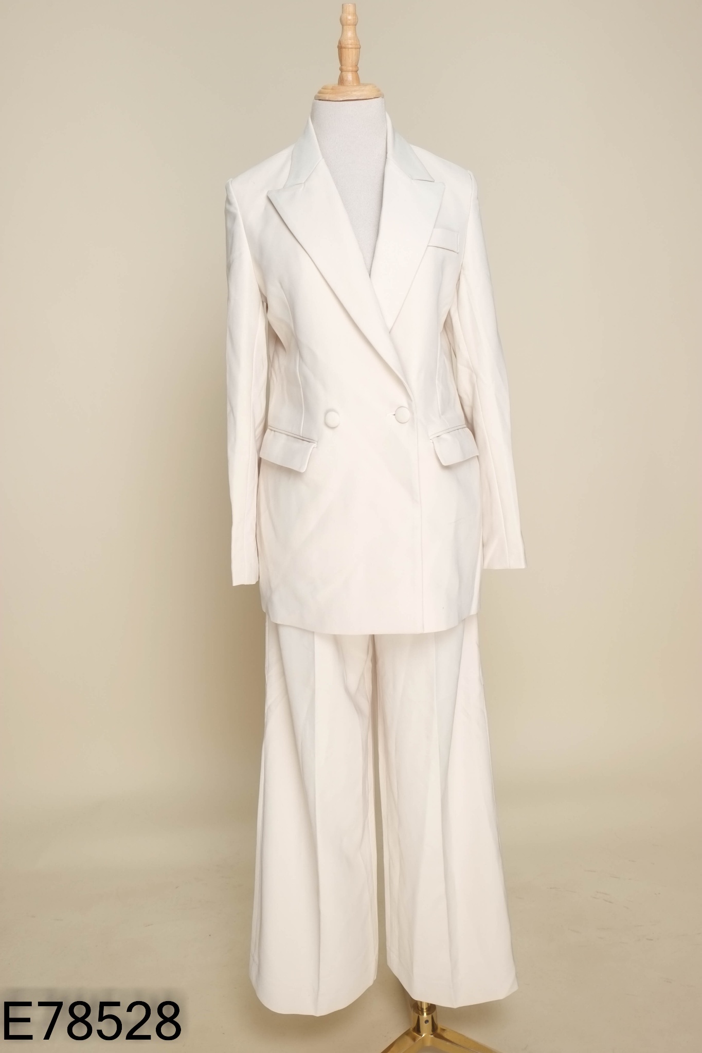 Set 3 món Áo blazer be + áo gile + quần dài