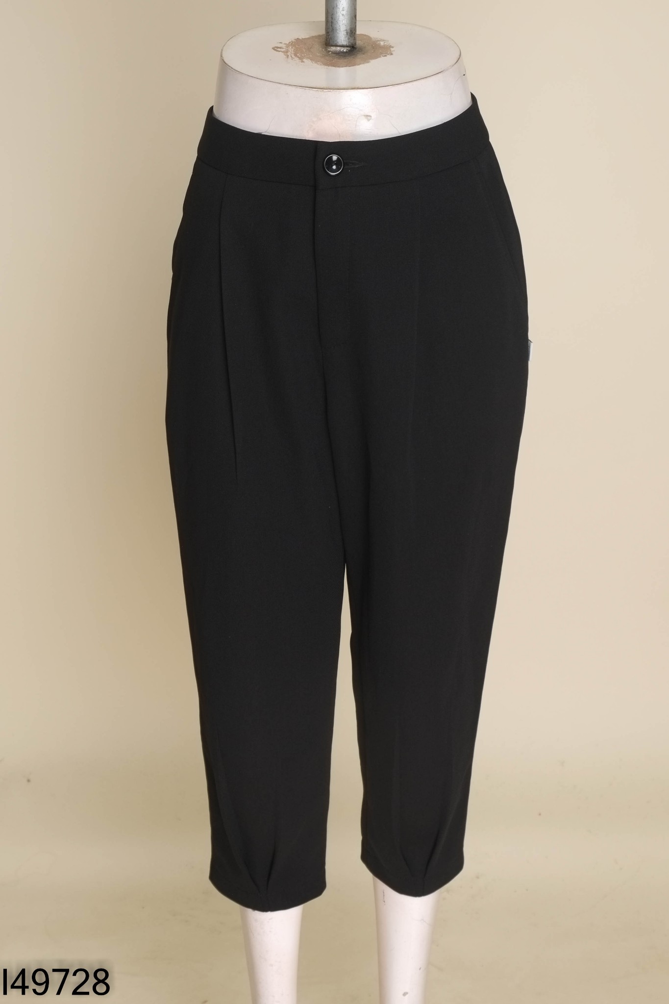 Quần TIIN baggy vải đen