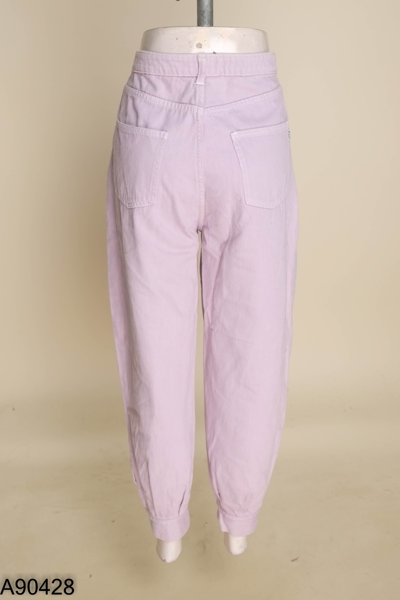 Quần C'CHAT jeans tím nhạt