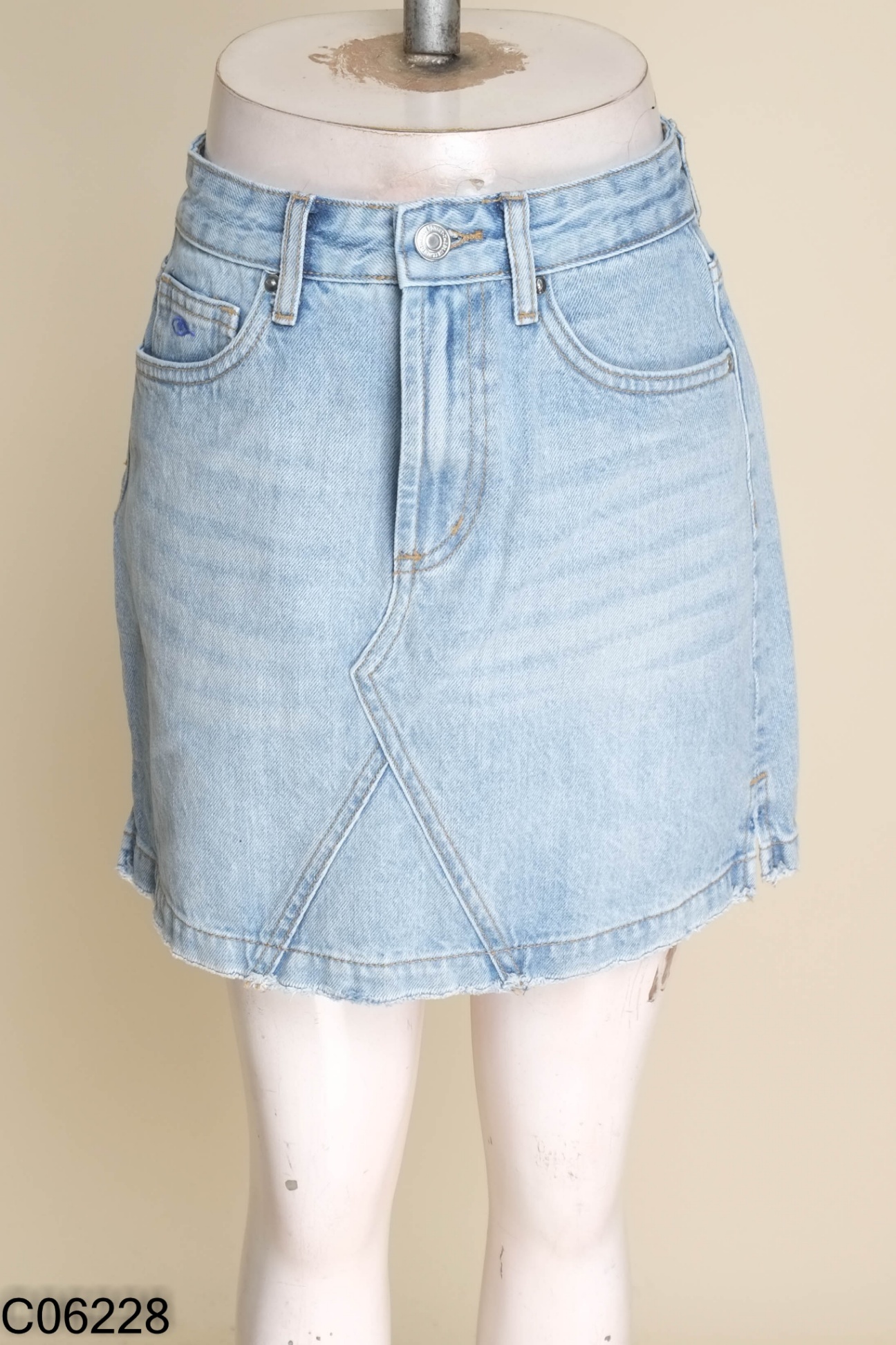 Chân váy THE BLUE T-SHIRT jeans xanh