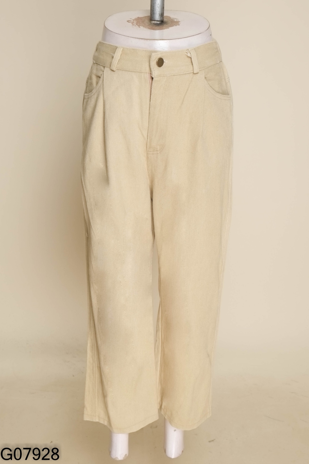 Quần jeans be trơn