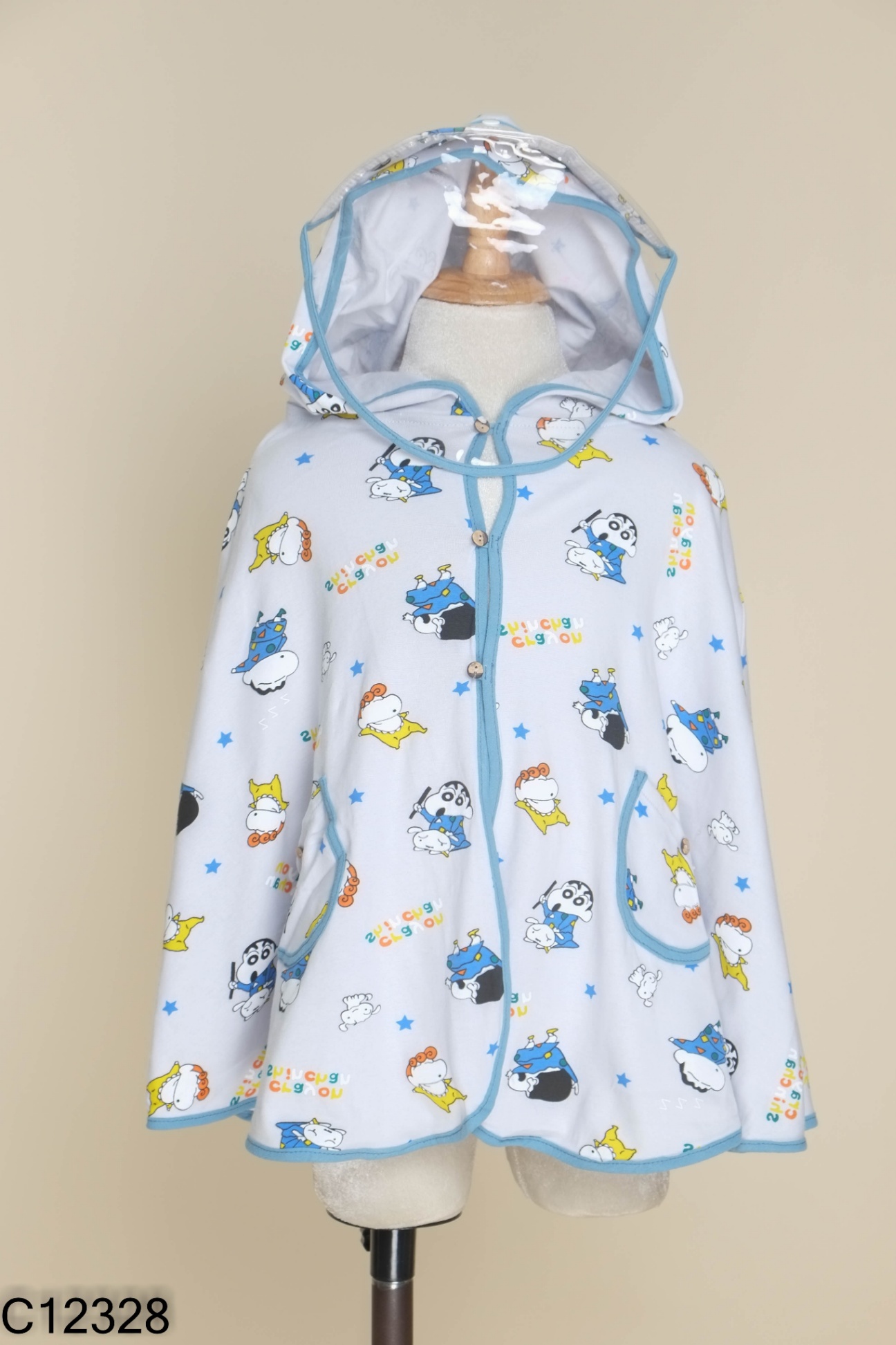 NEWTAG Áo choàng xanh shin KIDS