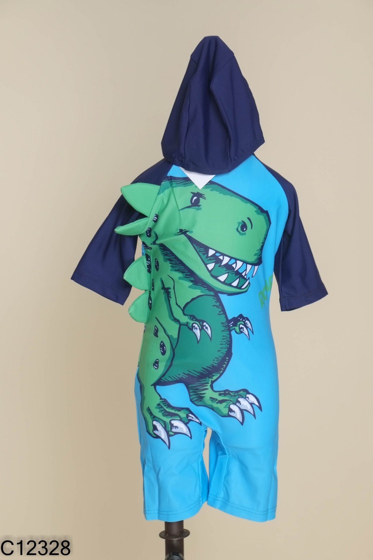 SET Đồ bơi xanh khủng long + mũ KIDS